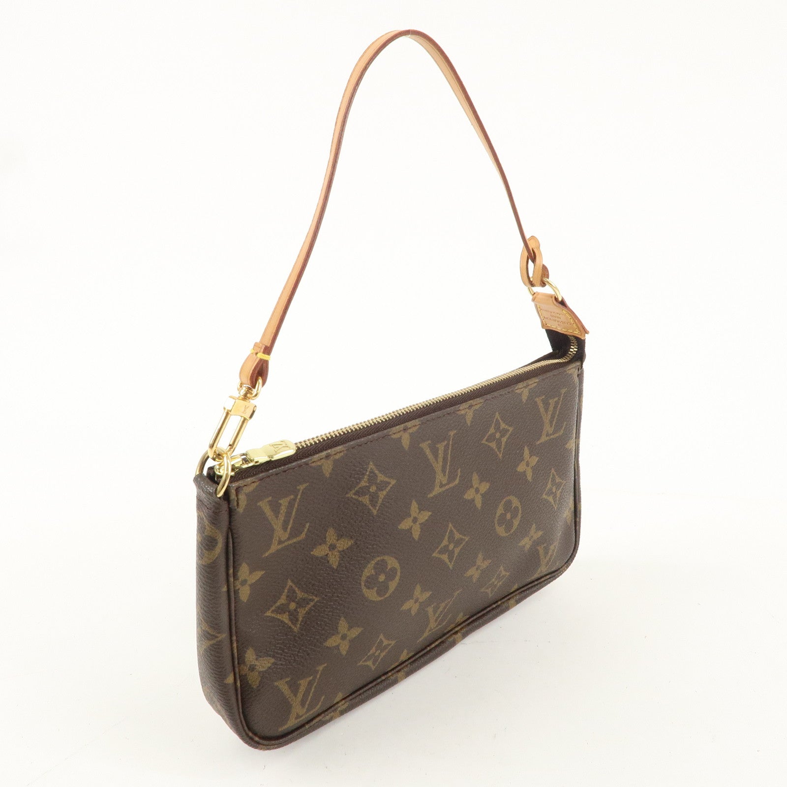 Louis Vuitton Monogram Pochette Accessoir Hand Bag Brown M51980