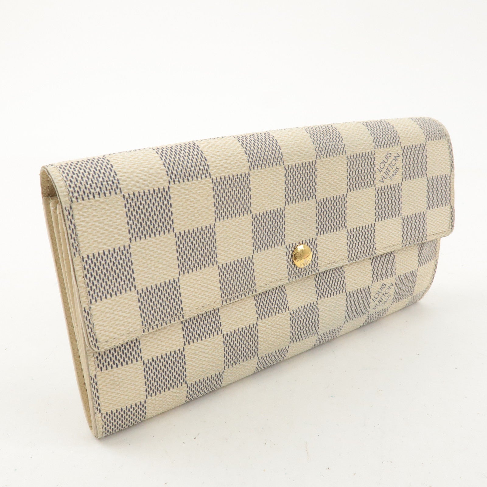 Louis Vuitton Damier Azur Portefeuille Sarah Long Wallet M61735