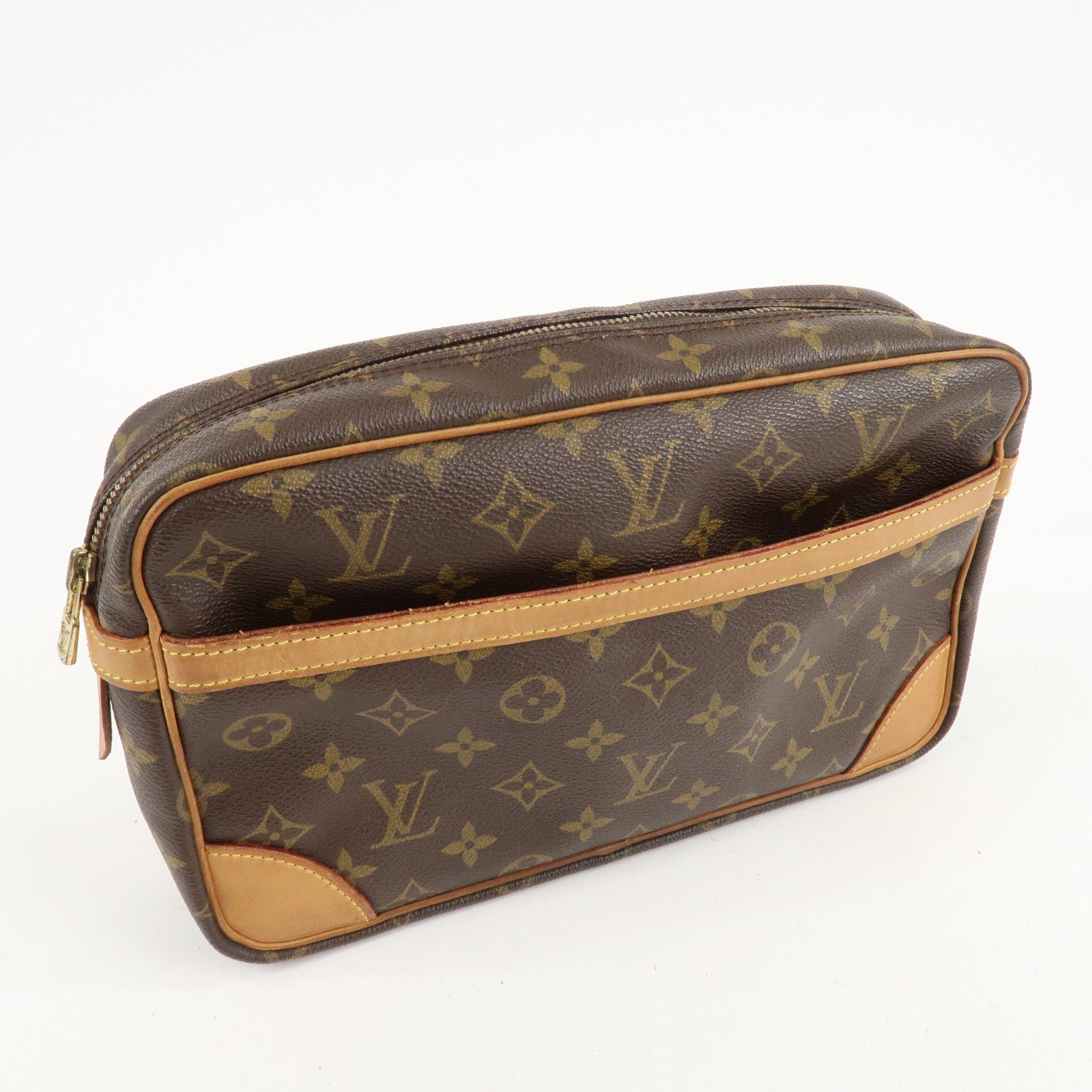 Louis Vuitton Monogram Compiegne 28 Pouch Clutch Bag M51845 Used