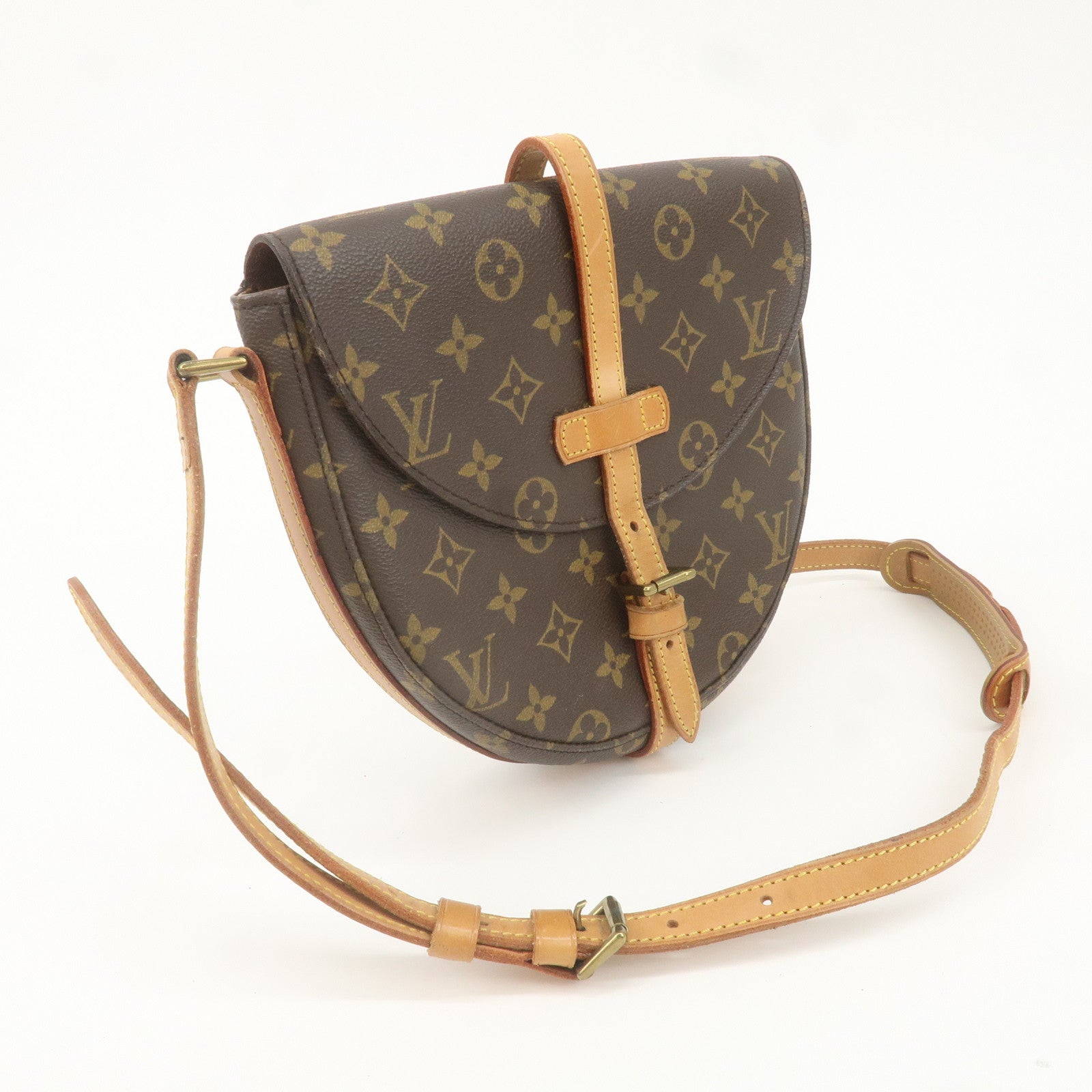 Louis Vuitton Monogram Shanti MM Shoulder Bag Brown M51233