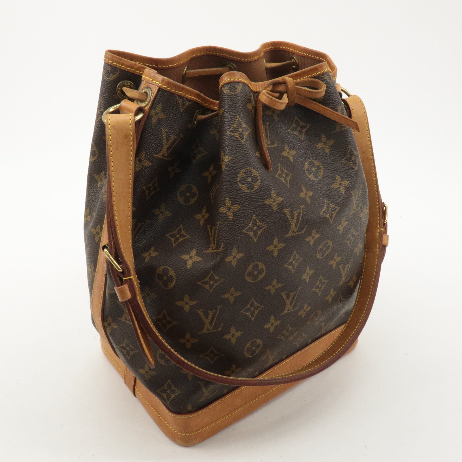 Louis Vuitton Monogram Noe Shoulder Bag Hand Bag Brown M42224