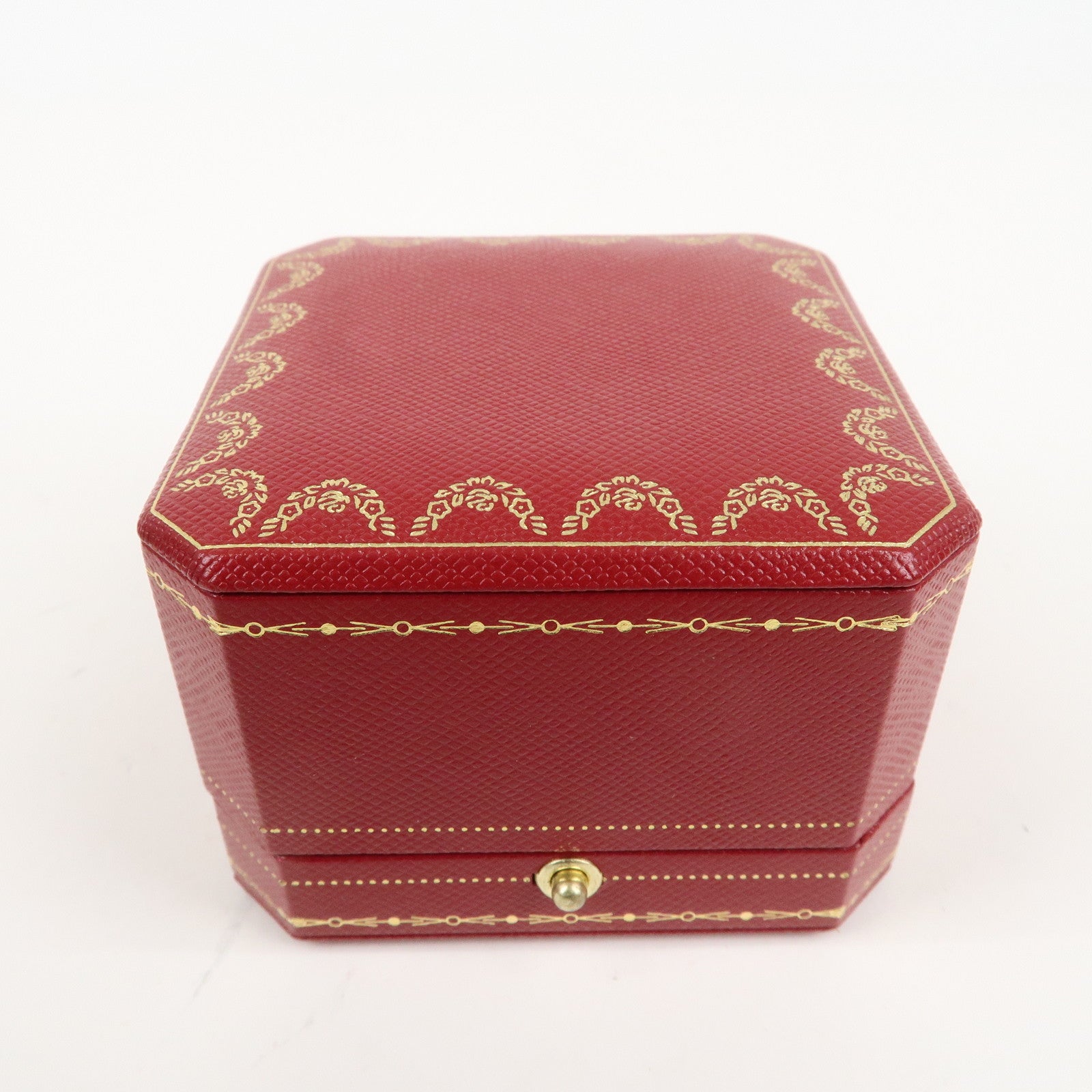 Cartier Set of 2 Ring Box Display Box Jewelry Box For Ring Red