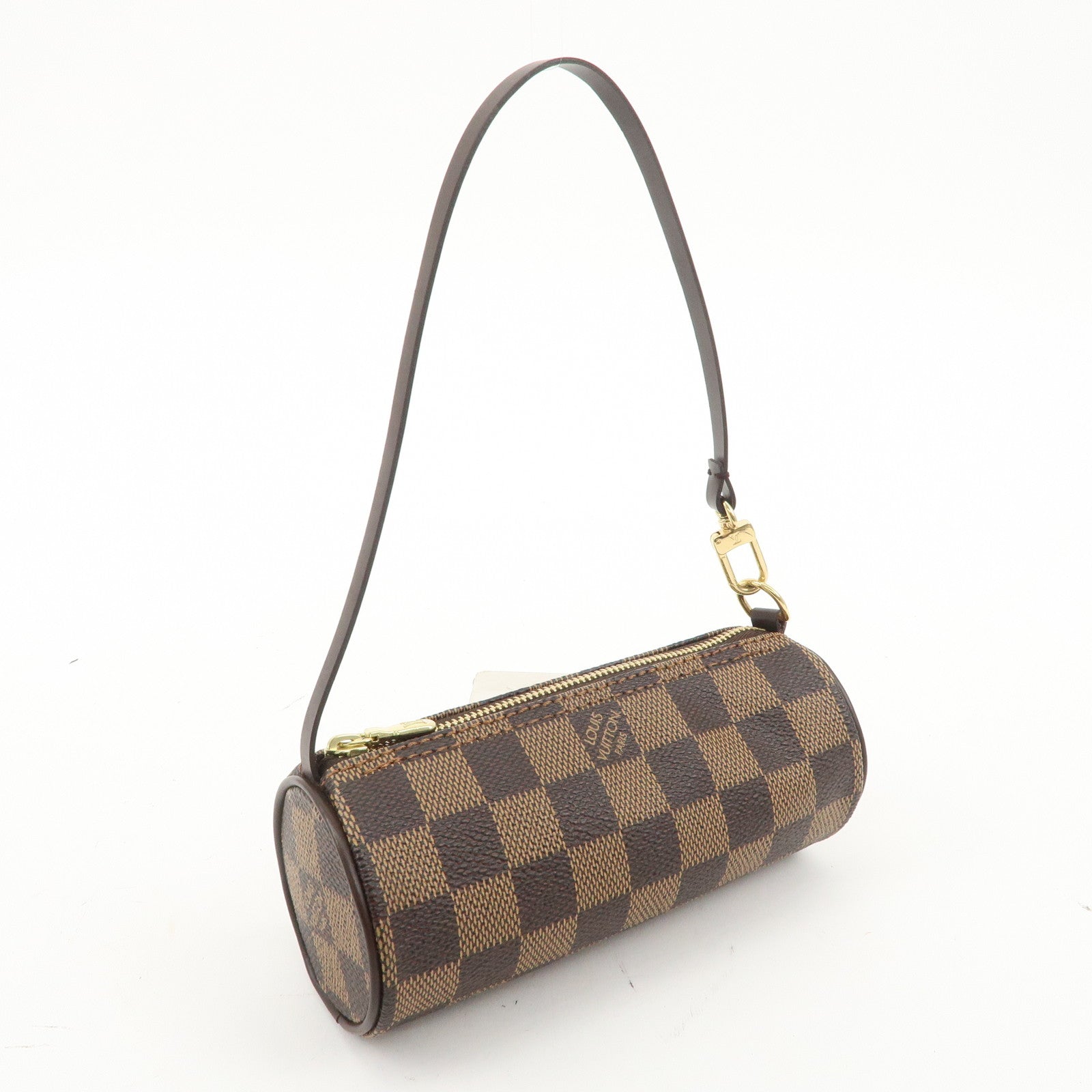 Louis Vuitton Damier Mini Pouch for Papillon Bag Brown Used