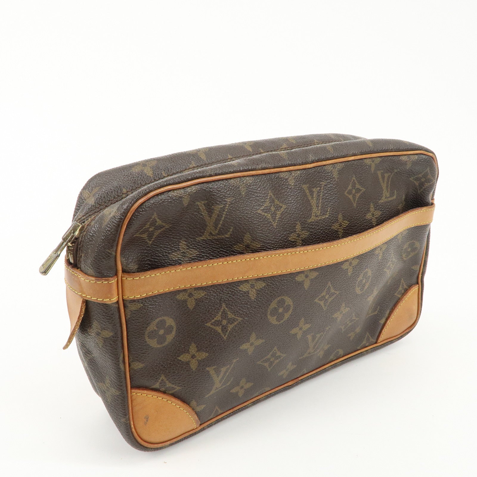 Louis Vuitton Monogram Compiegne 28 Pouch Clutch Bag M51845 Used