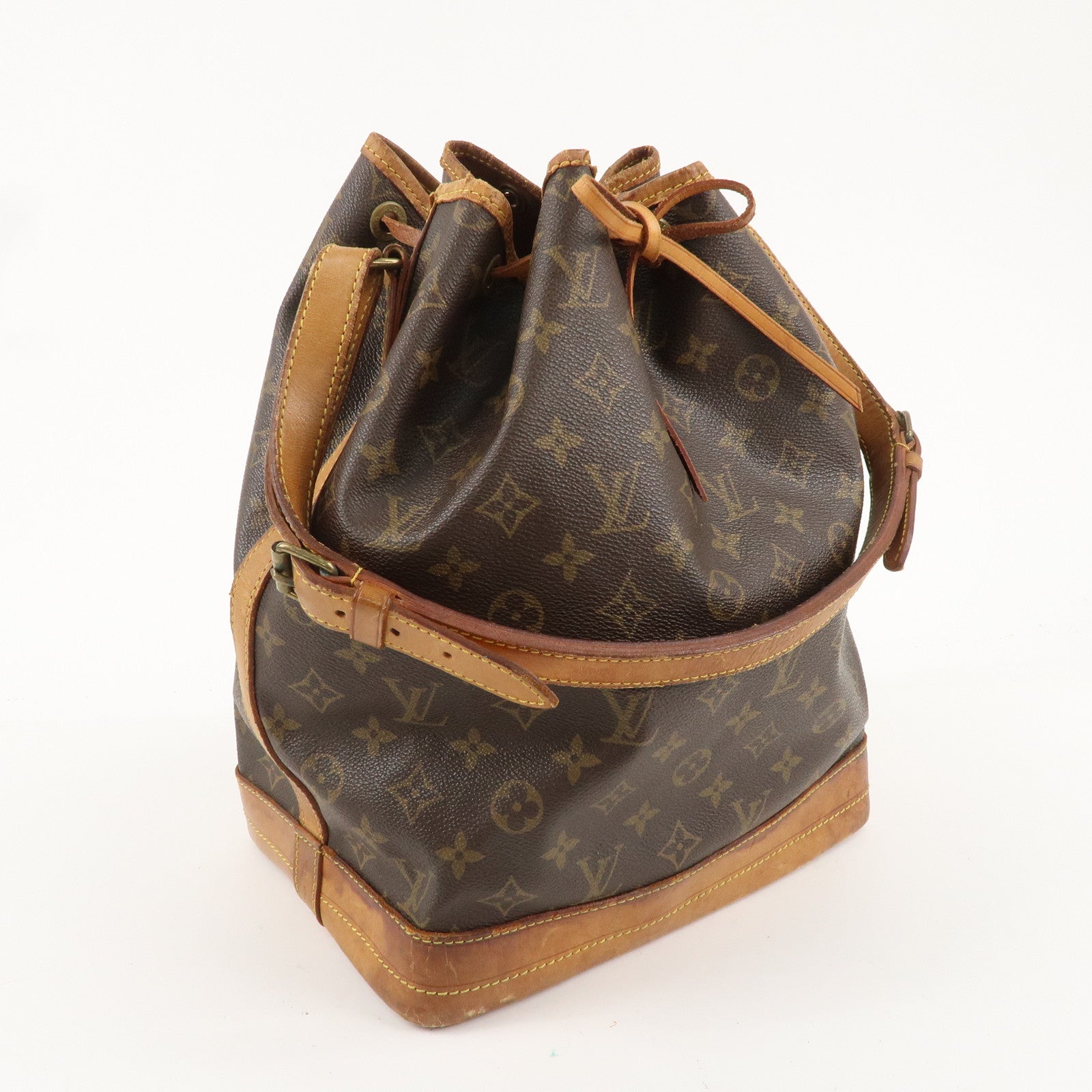 Louis Vuitton Monogram Noe Shoulder Bag Hand Bag Brown M42224