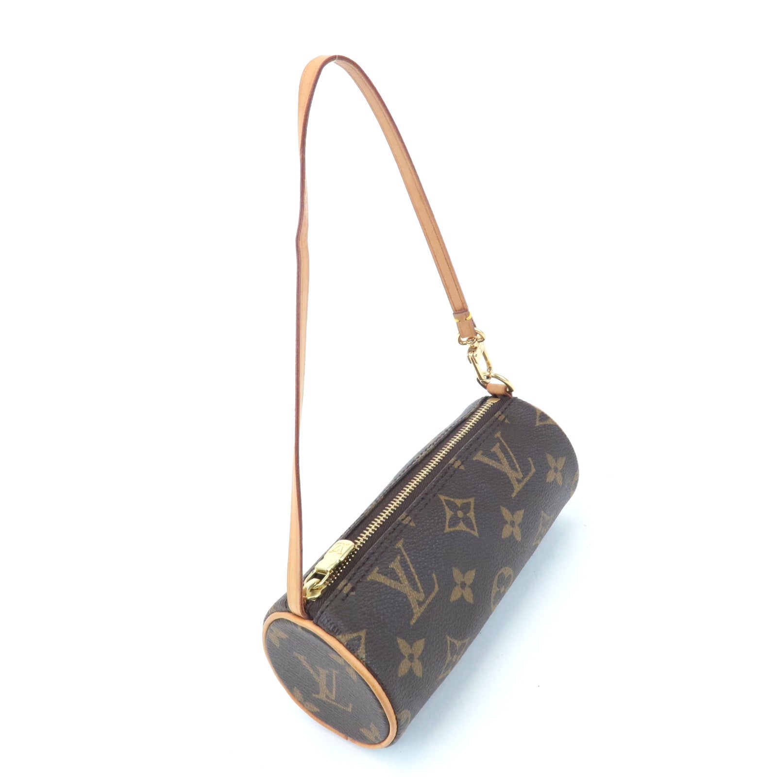 Louis Vuitton Monogram Mini Pouch for Papillon Bag Brown Used