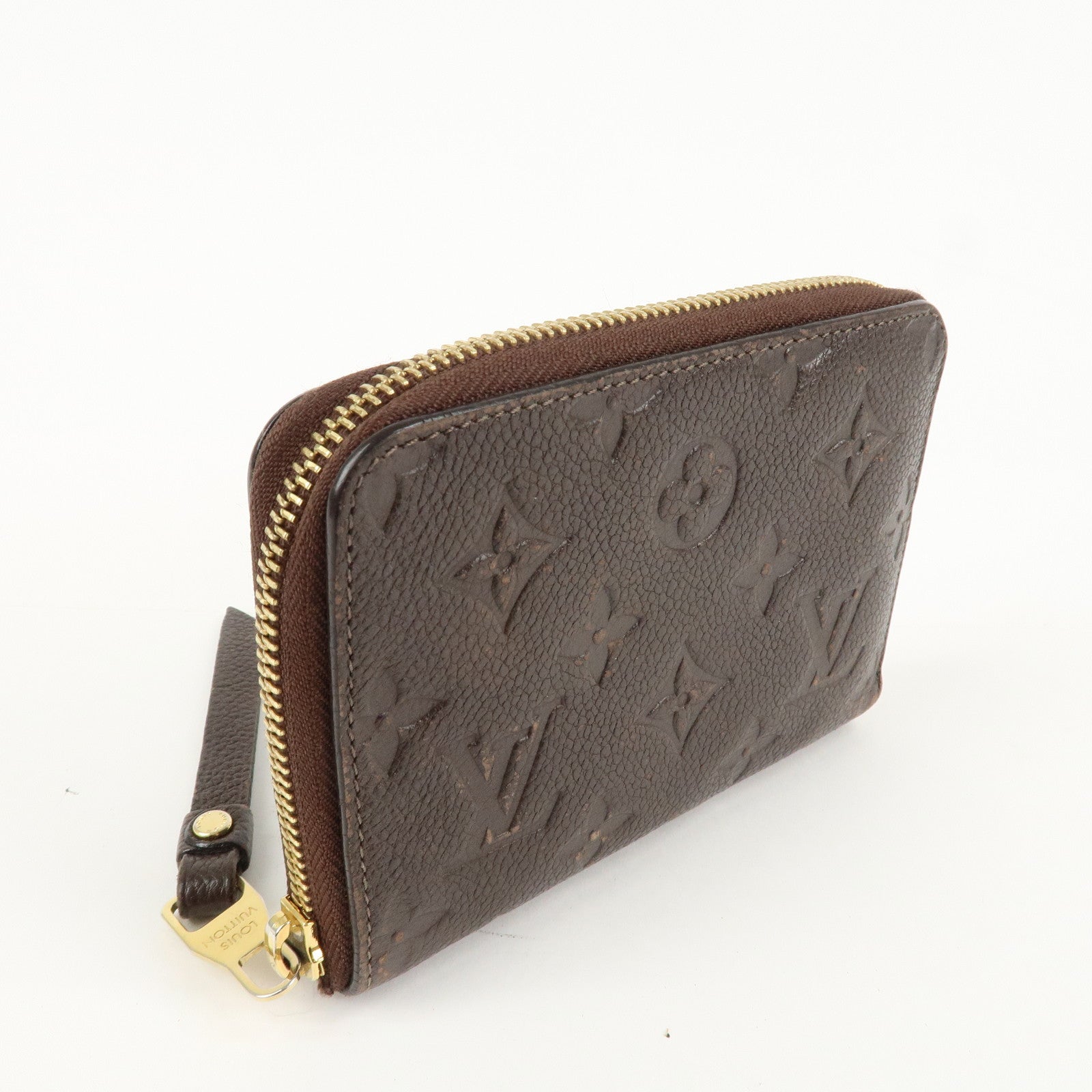 Louis Vuitton Monogram Empreinte Portefeuille Scret Zippy Wallet Used