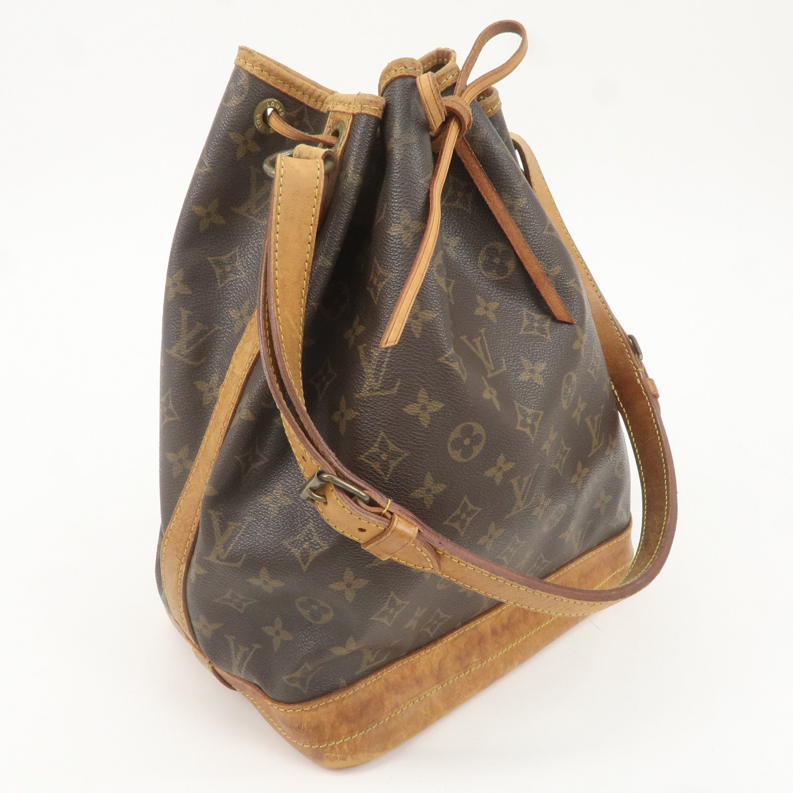 Louis Vuitton Monogram Noe Shoulder Bag Brown M42224