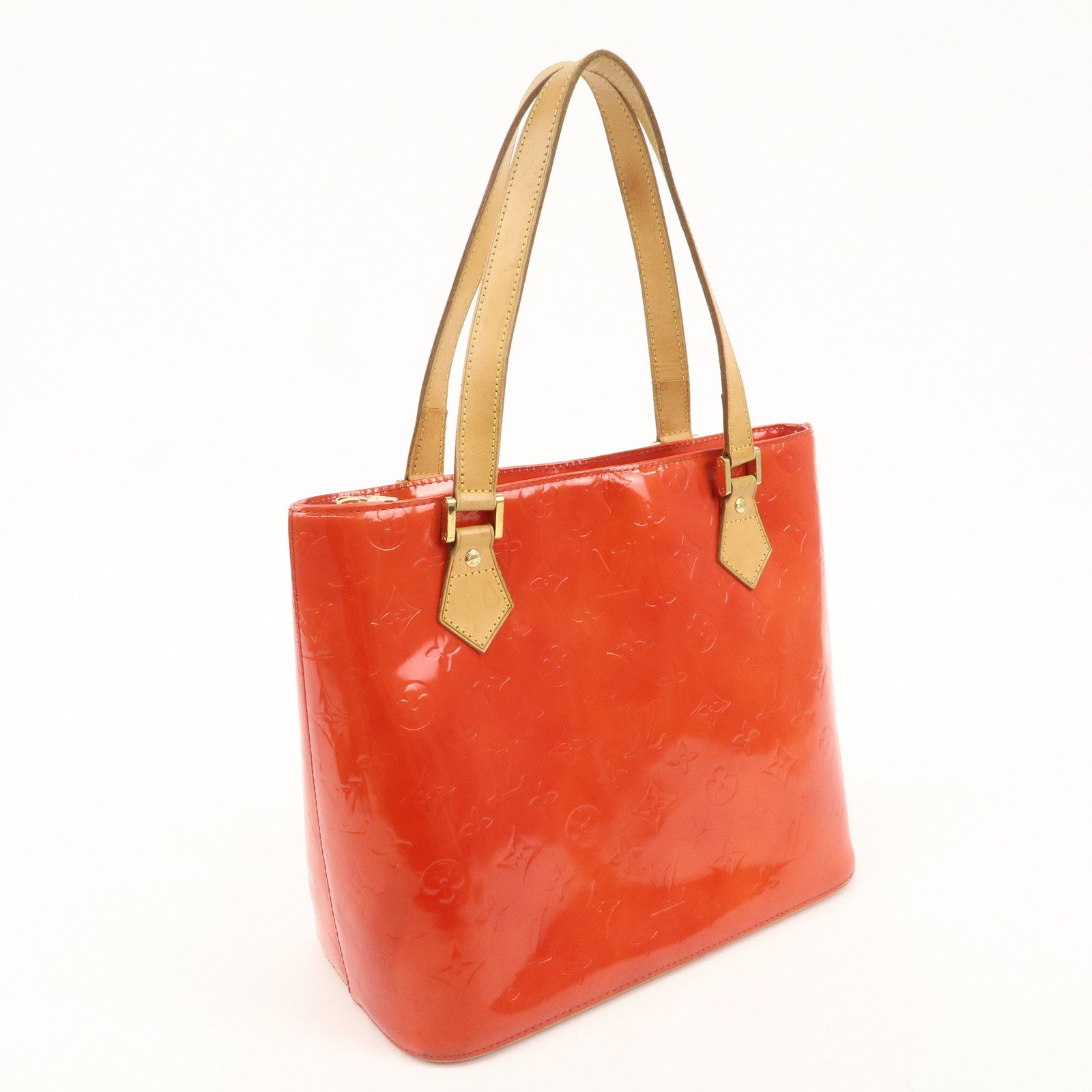 Louis Vuitton Monogram Vernis Houston Tote Bag Rouge M91092