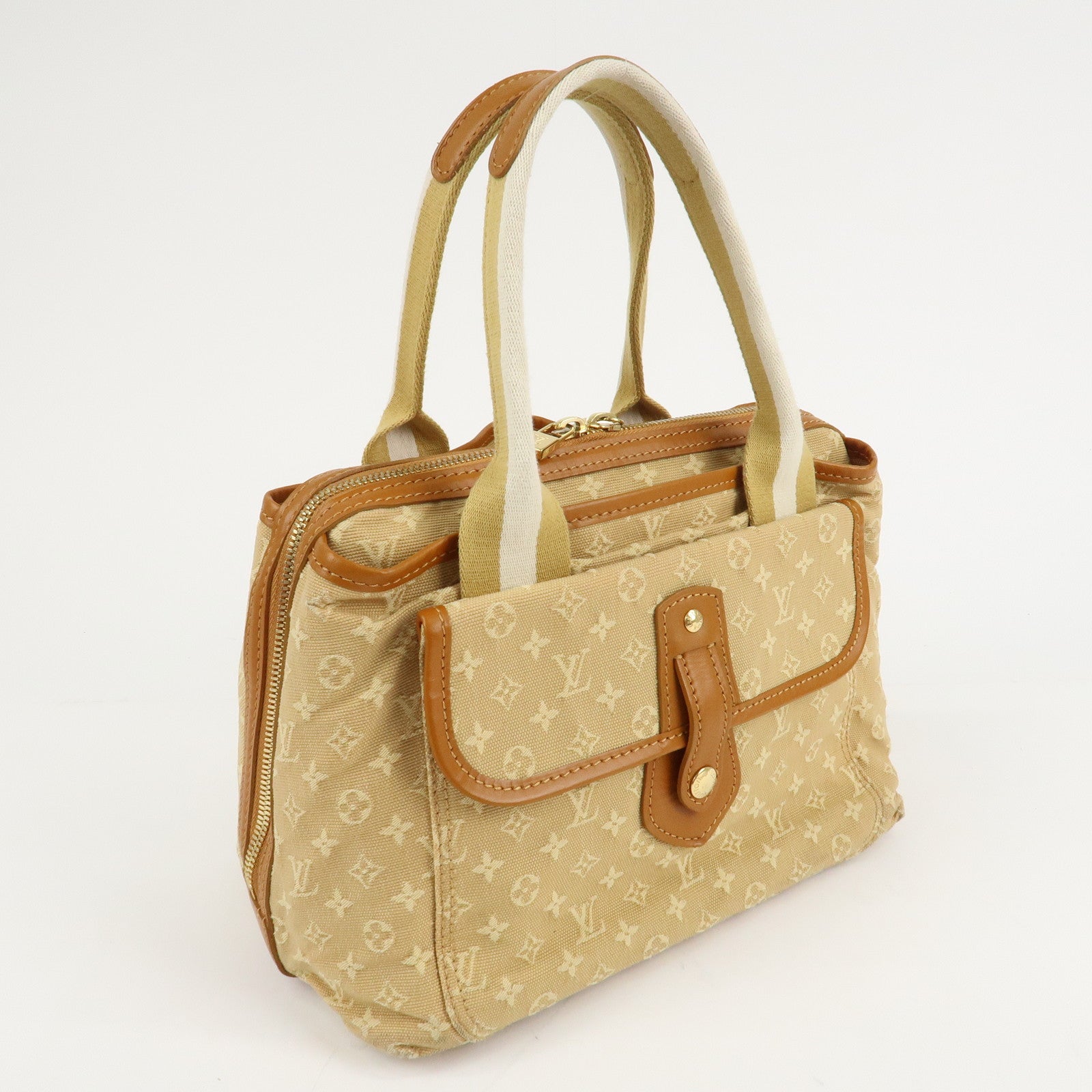 Louis Vuitton Monogram Mini Sac Mary Kate Hand Bag Beige M92508