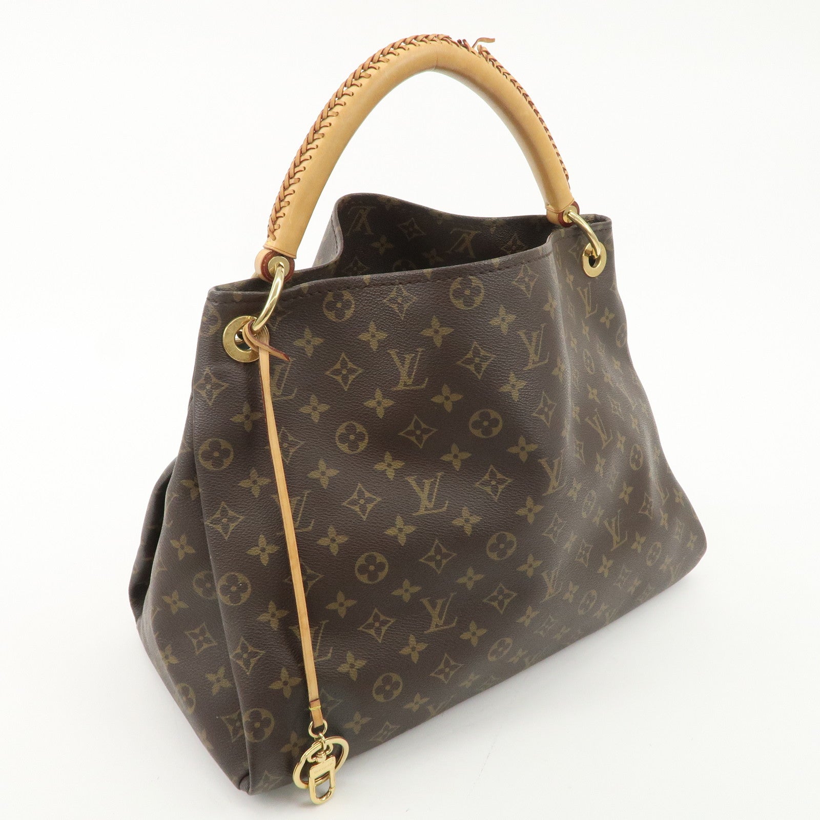 Louis Vuitton Monogram Artsy MM Shoulder Bag Brown M40249 Used