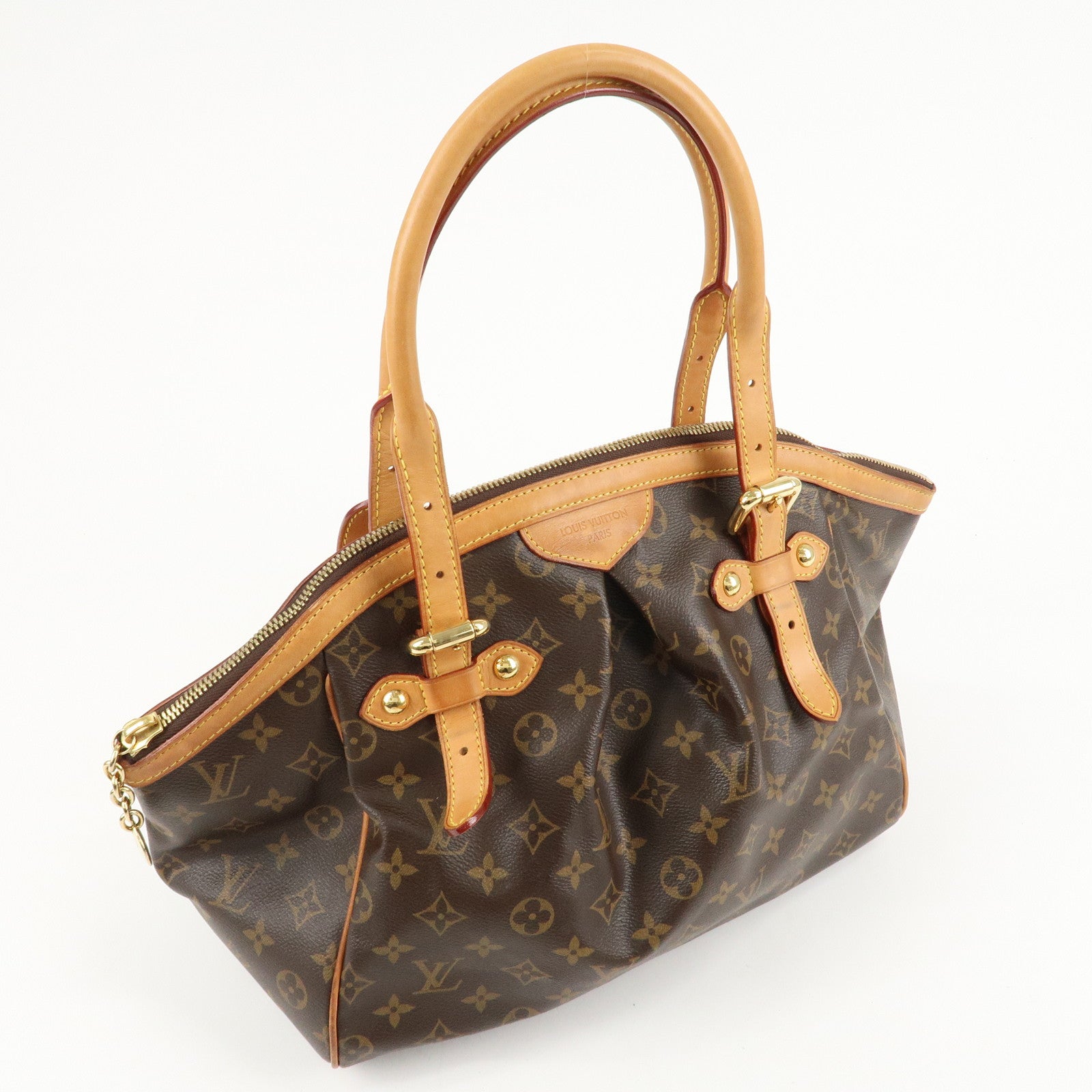 Louis Vuitton Monogram Tivoli GM Shoulder Bag Brown  M40144 Used