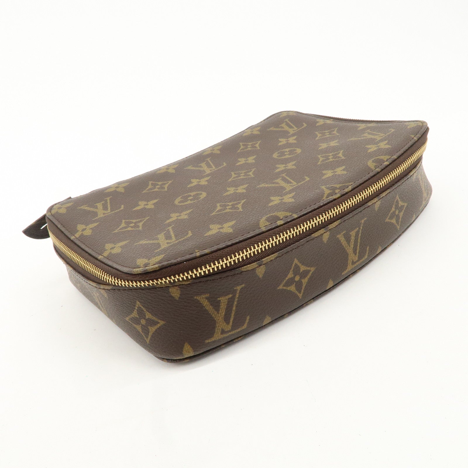 Louis Vuitton Monogram Posh Monte Carlo Pouch Brown M47352 Used