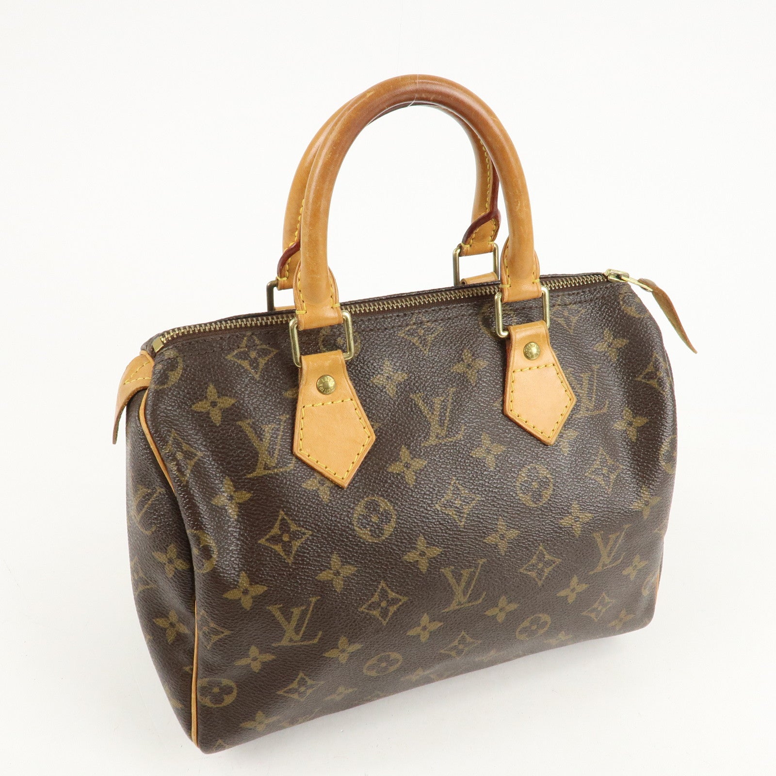 Louis Vuitton Monogram Speedy 25 Hand Bag Boston Bag M41528 Used