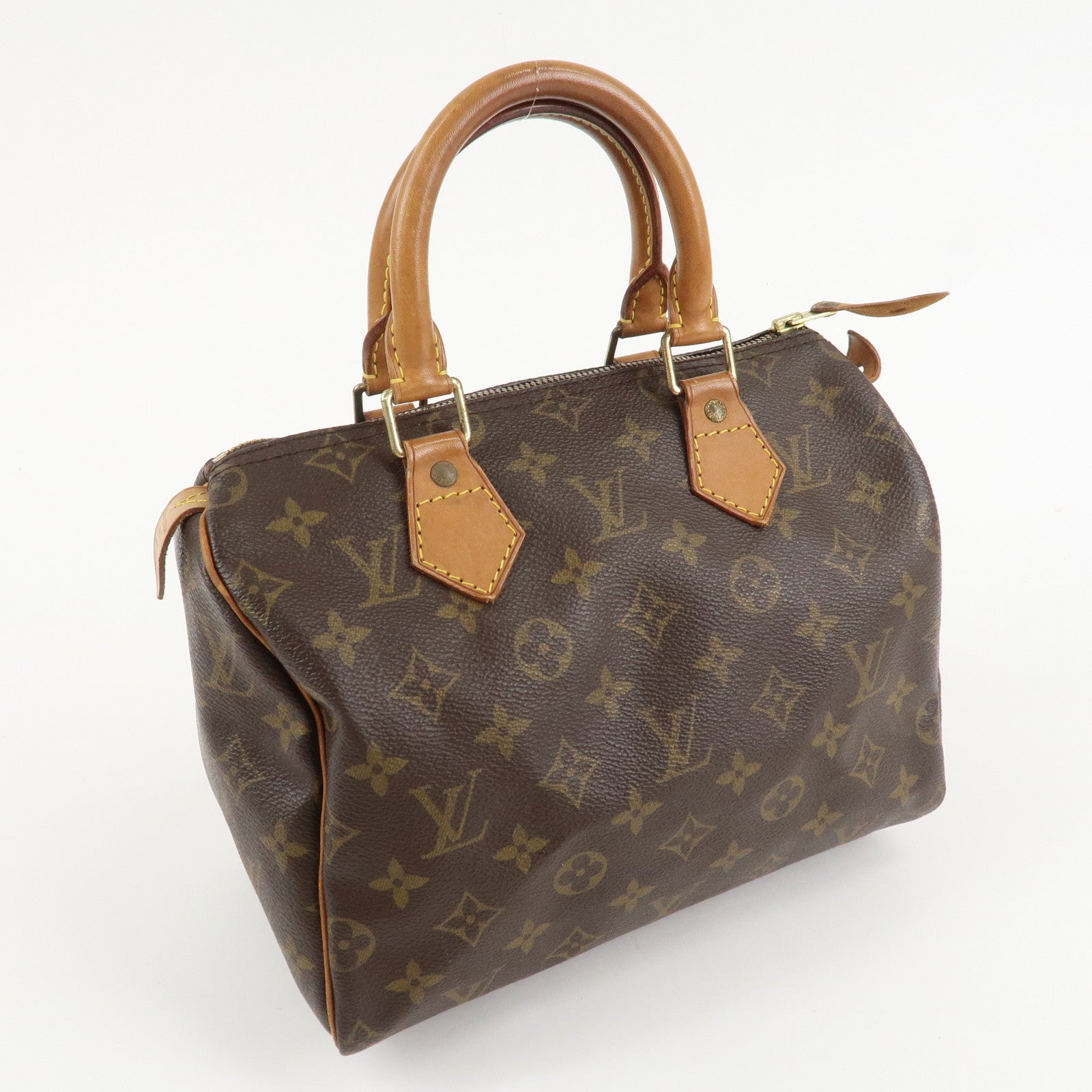 Louis Vuitton Monogram Speedy 25 Hand Bag Boston Bag M41528 Used