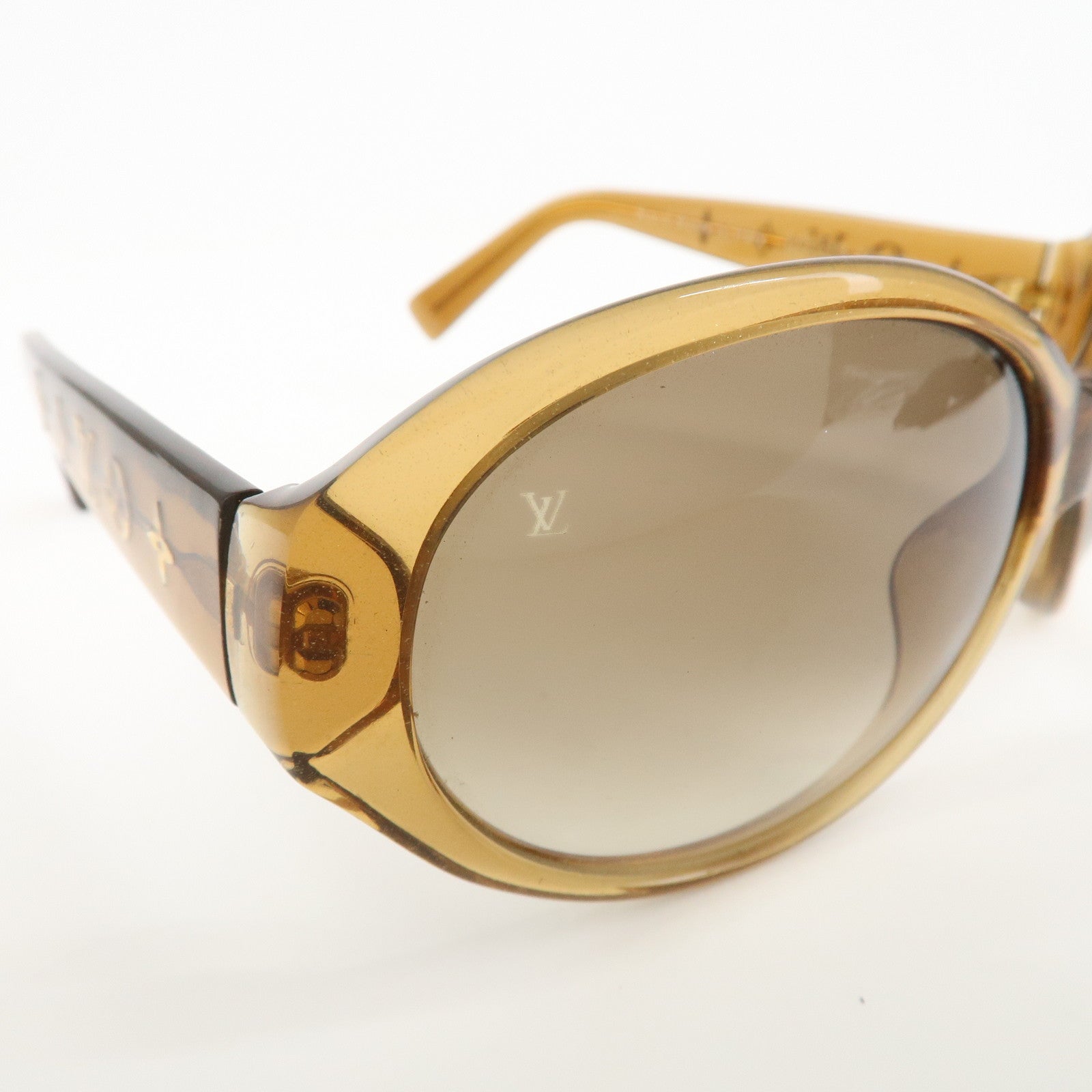 Louis Vuitton Obsession Ron Sunglasses 59□17 Brown Z0032E Used