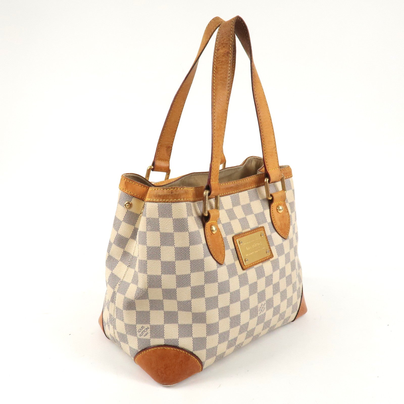 Louis Vuitton Damier Azur Hampstead PM Hand Bag N51207