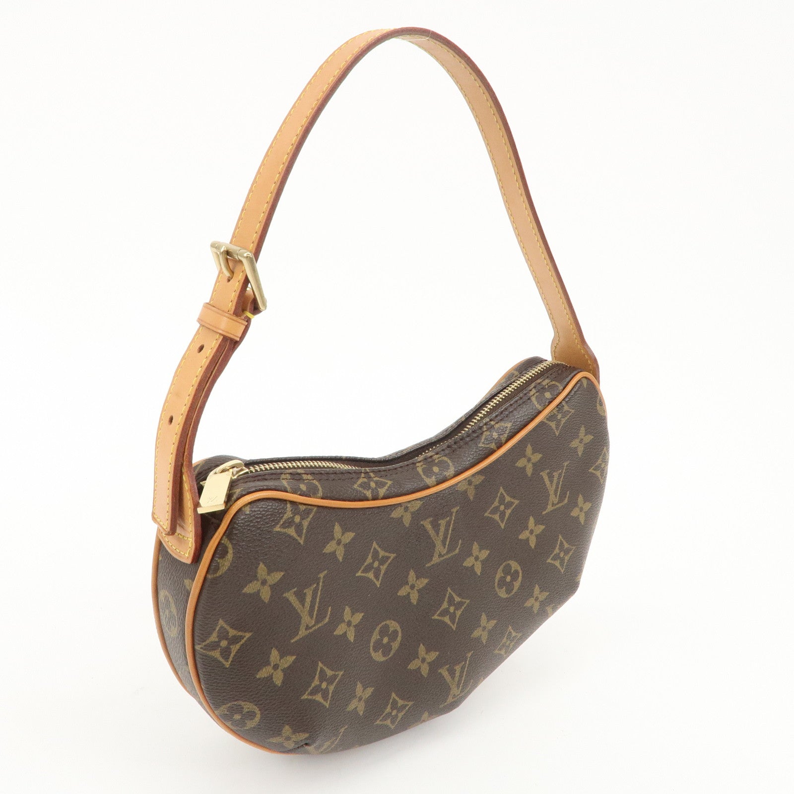 Louis Vuitton Monogram Pochette Croissant Shoulder Bag M51510 Used