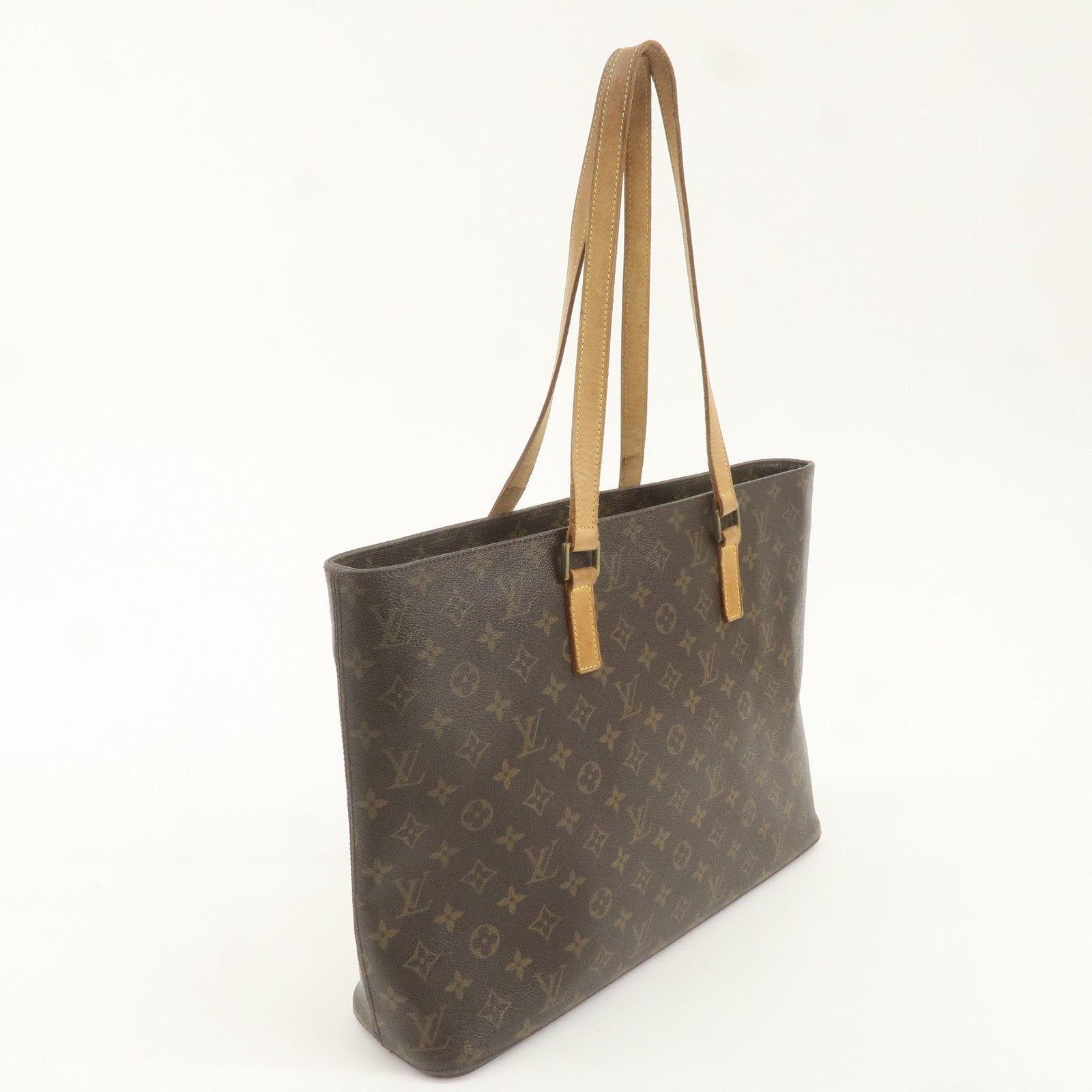 Louis Vuitton Monogram Luco Tote Bag Hand Bag Brown M51155