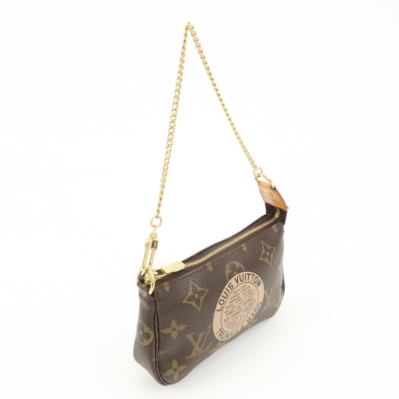 Louis Vuitton Monogram T&B Mini Pochette Accessoires Pouch M60153 Used