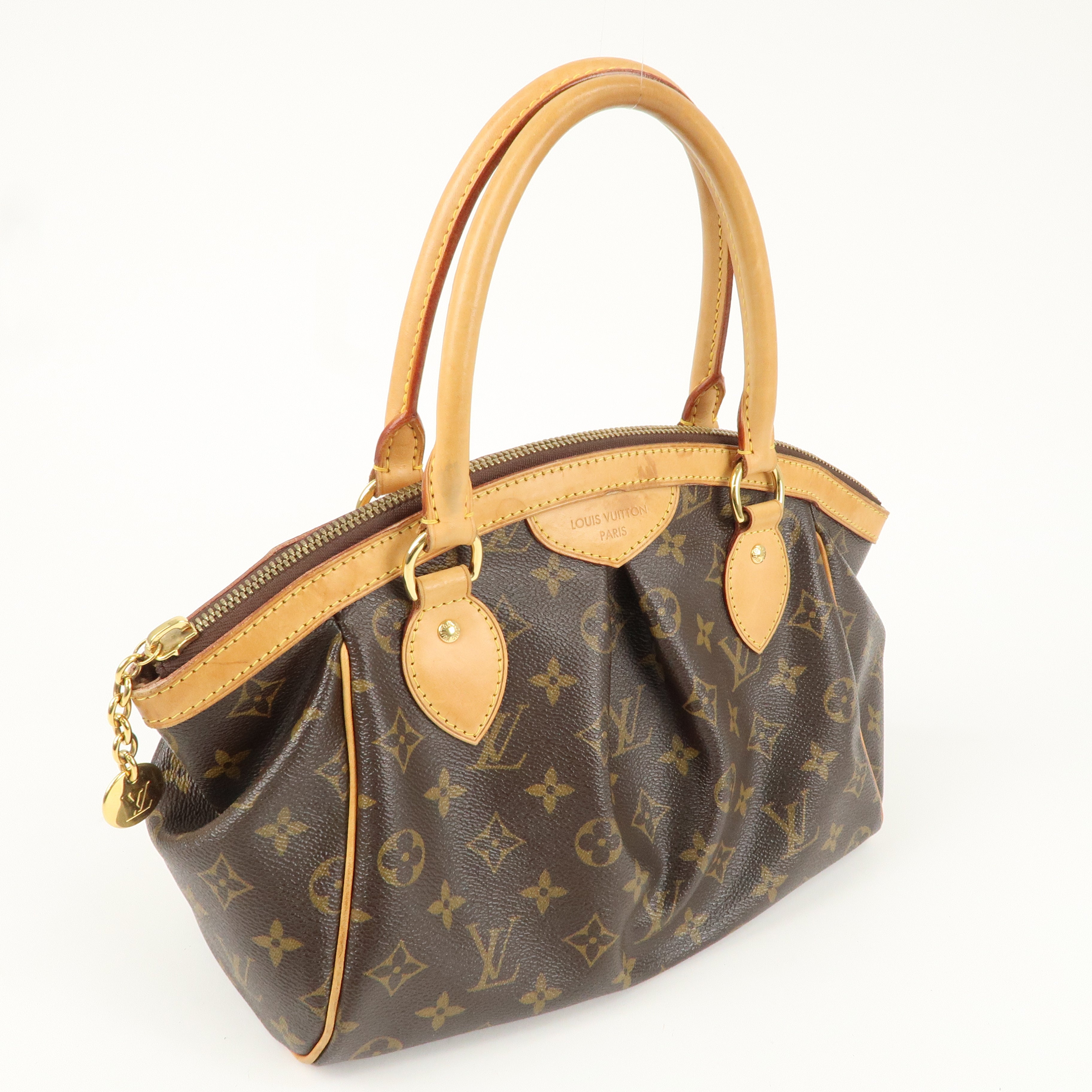 Louis Vuitton Monogram Tivoli PM Hand Bag Brown M40143