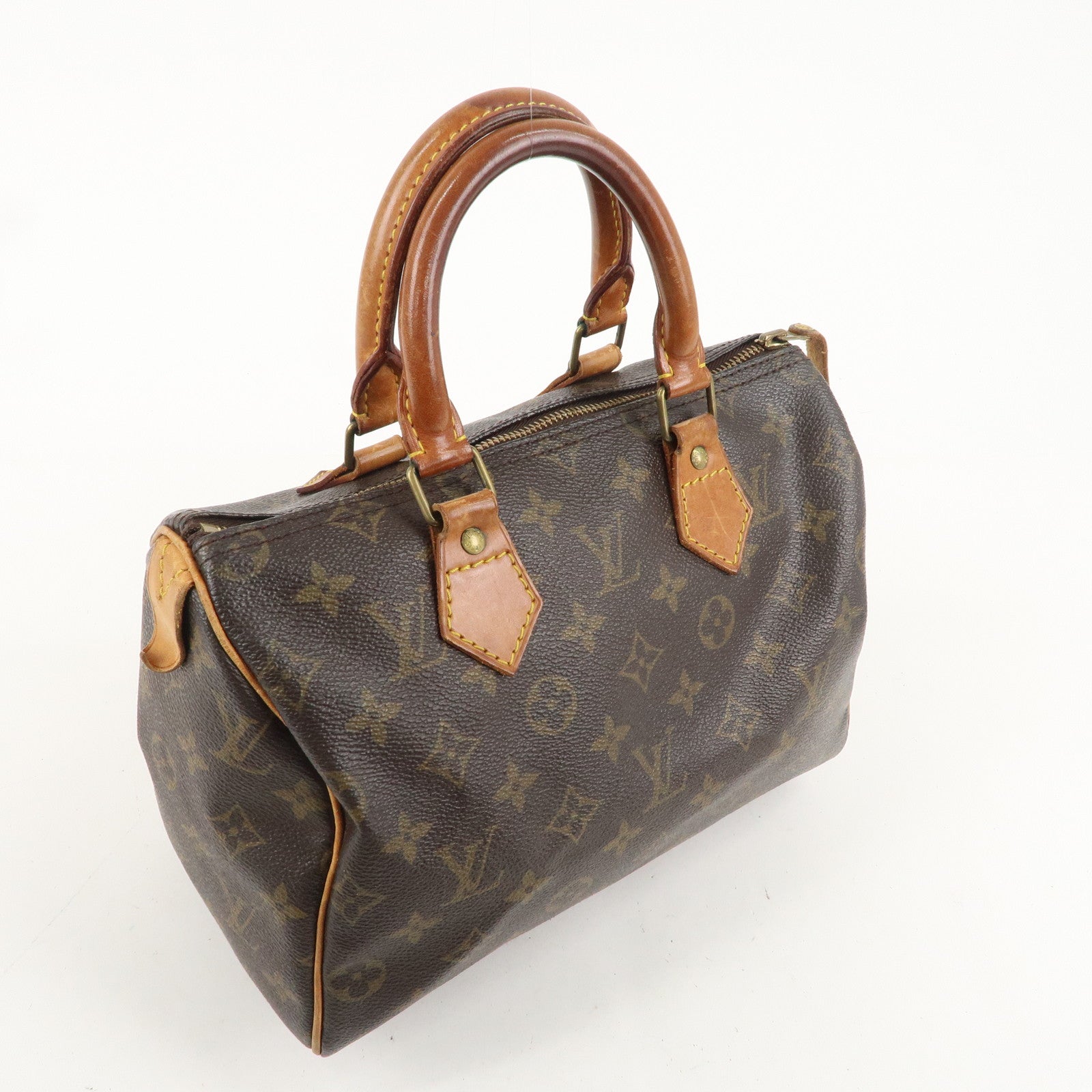 Louis Vuitton Monogram Speedy 25 Hand Bag Boston Bag M41528