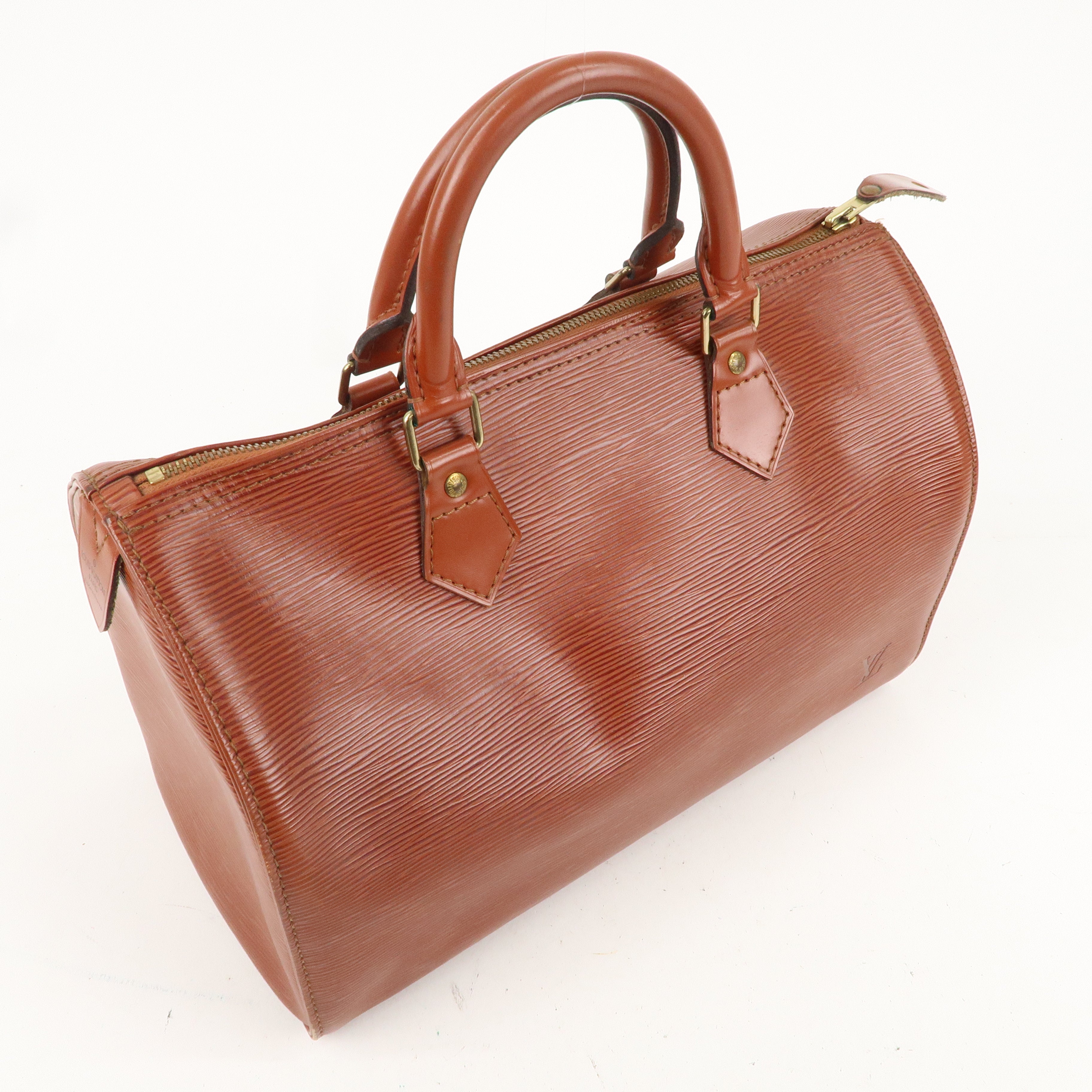 Louis Vuitton Epi Speedy 30 Hand Boston Bag Kenya Brown M43003