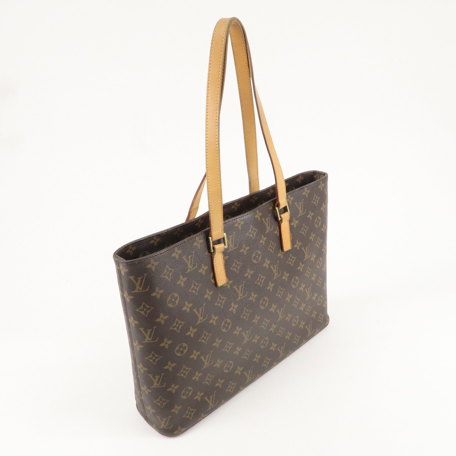 Louis Vuitton Monogram Luco Tote Bag Hand Bag Brown M51155