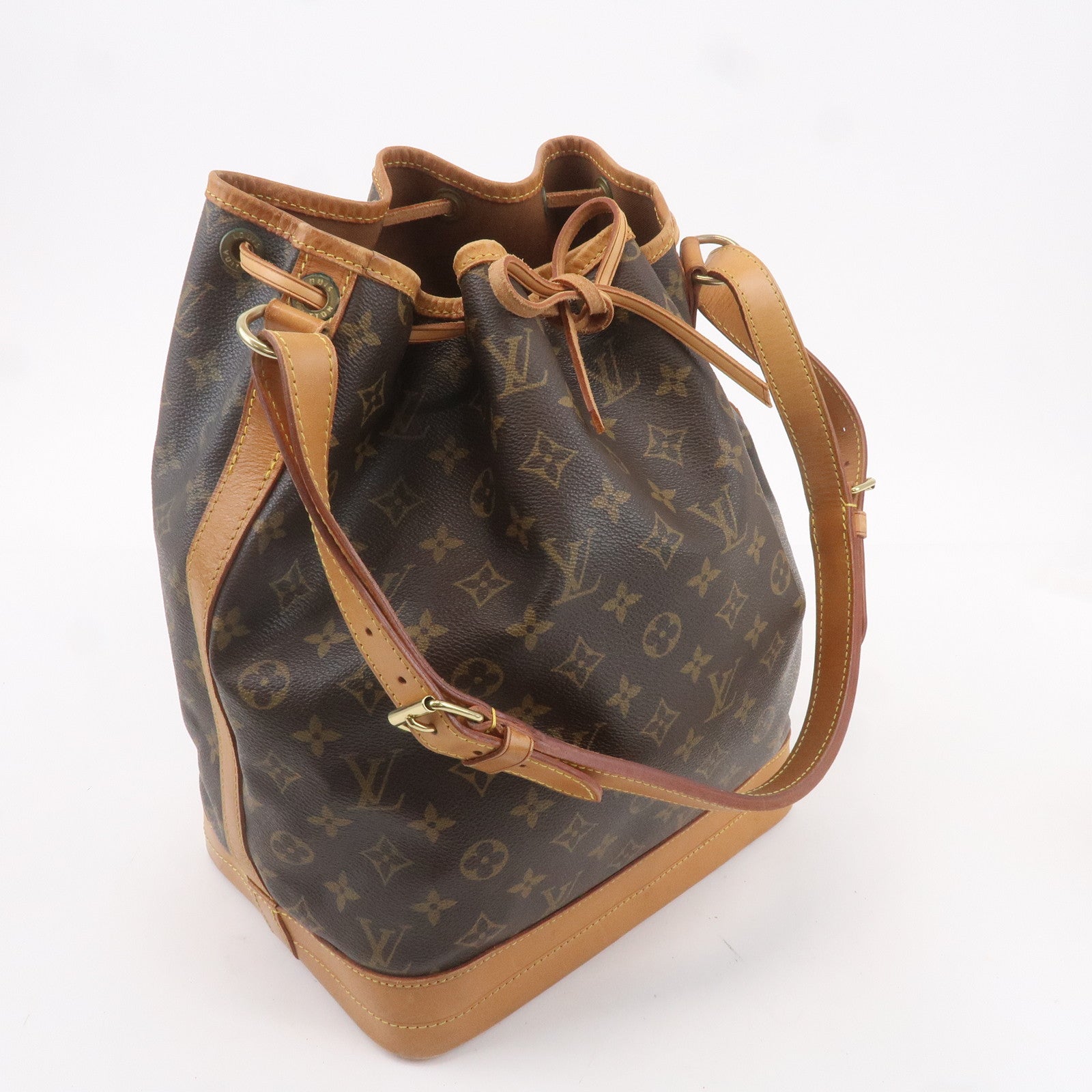 Louis Vuitton Monogram Noe Shoulder Bag Hand Bag Brown M42224