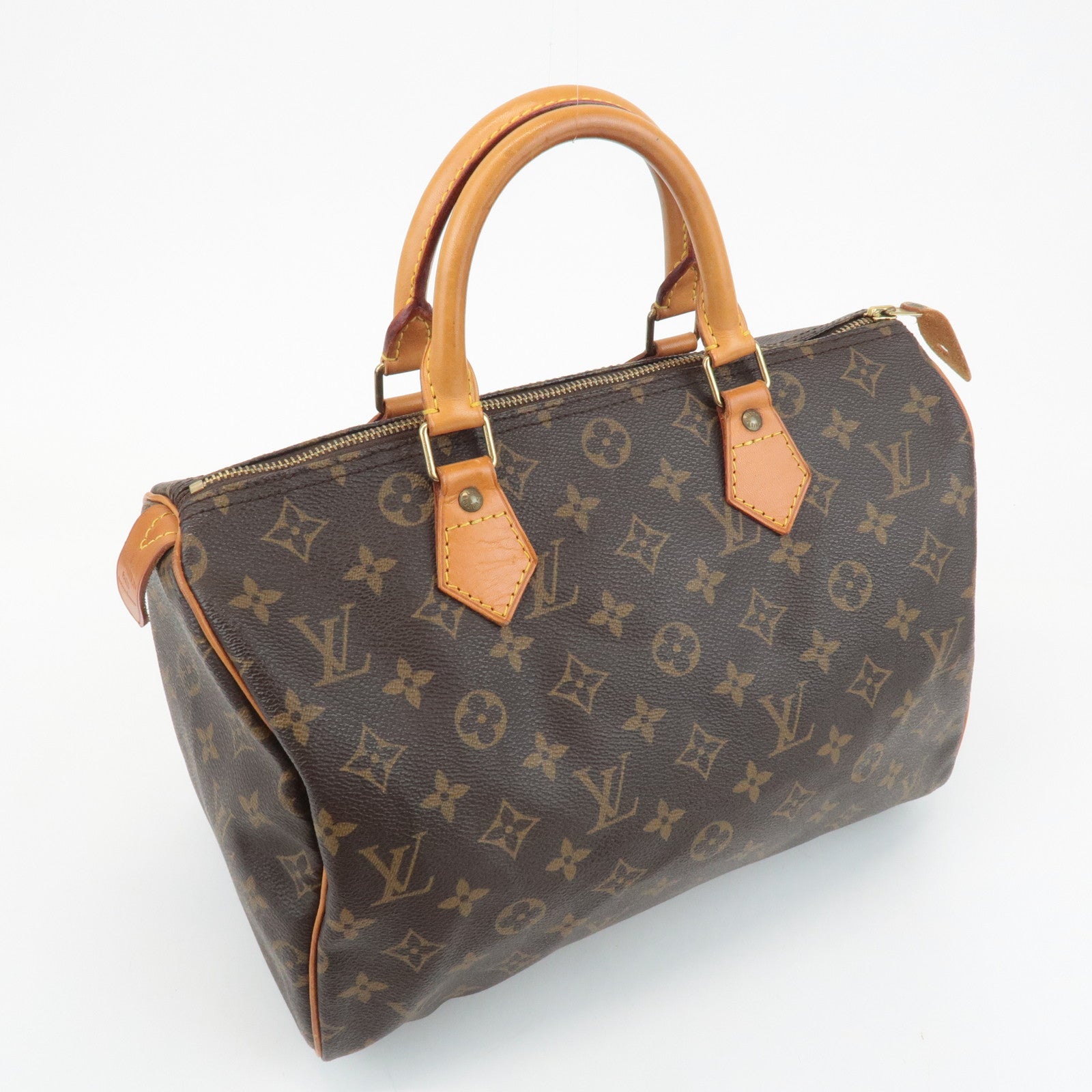 Louis Vuitton Monogram Speedy 30 Hand Bag Boston Bag M41526 Used