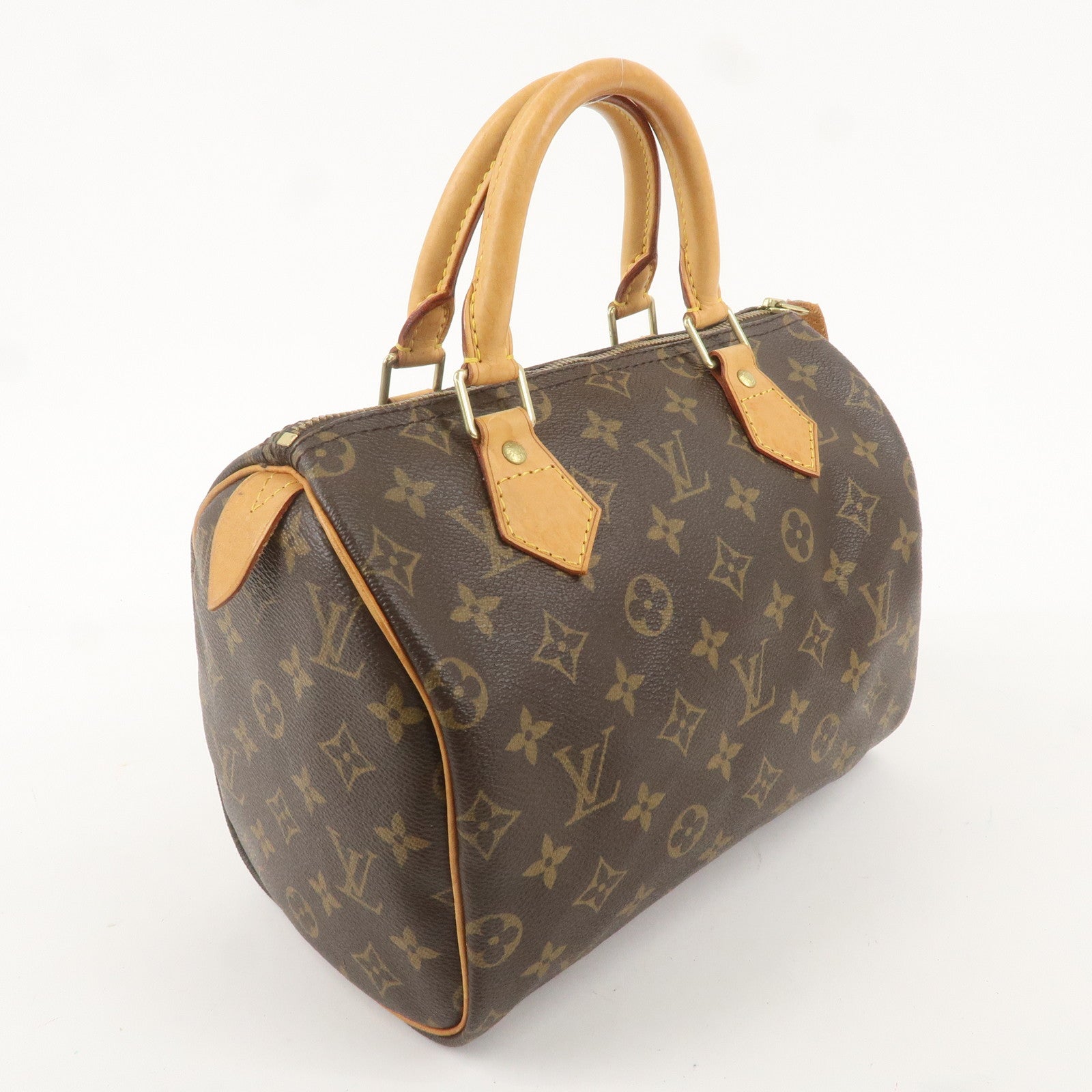 Louis Vuitton Monogram Speedy 25 Hand Bag Boston Bag M41528