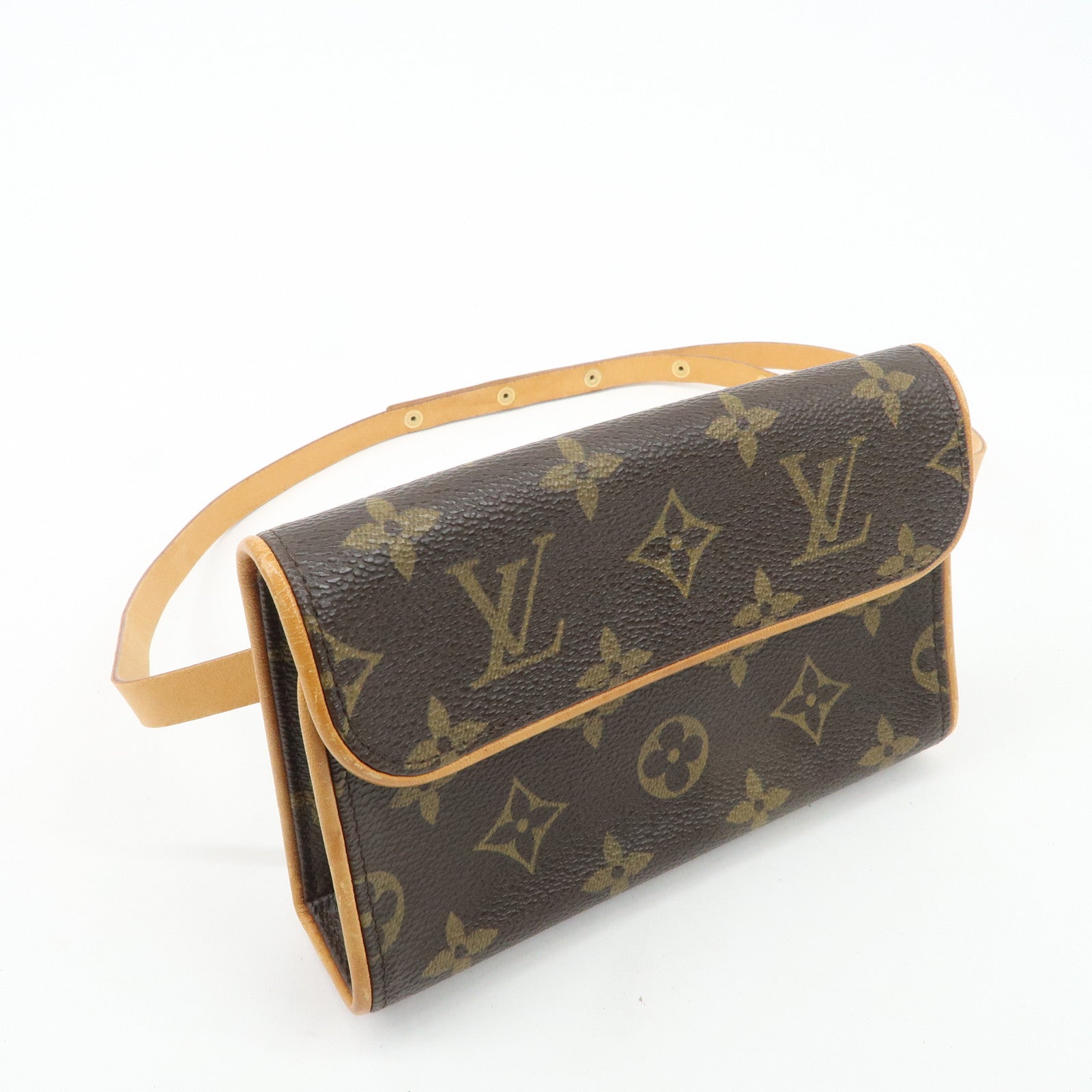 Louis Vuitton Monogram Pochette Florentine Waist Bag Belt S M51855