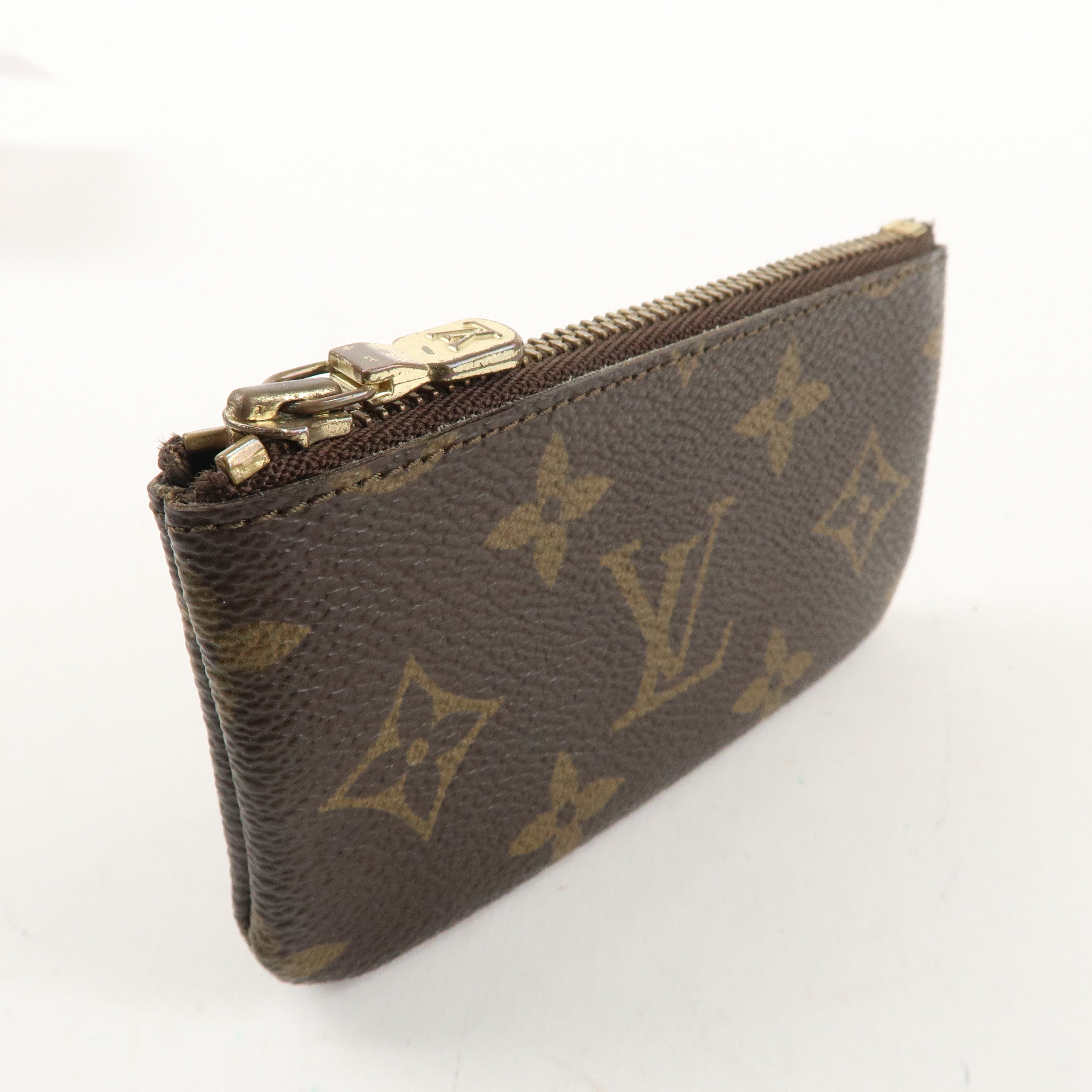 Louis Vuitton Monogram Pochette Cles Coin Case Key Case M62650