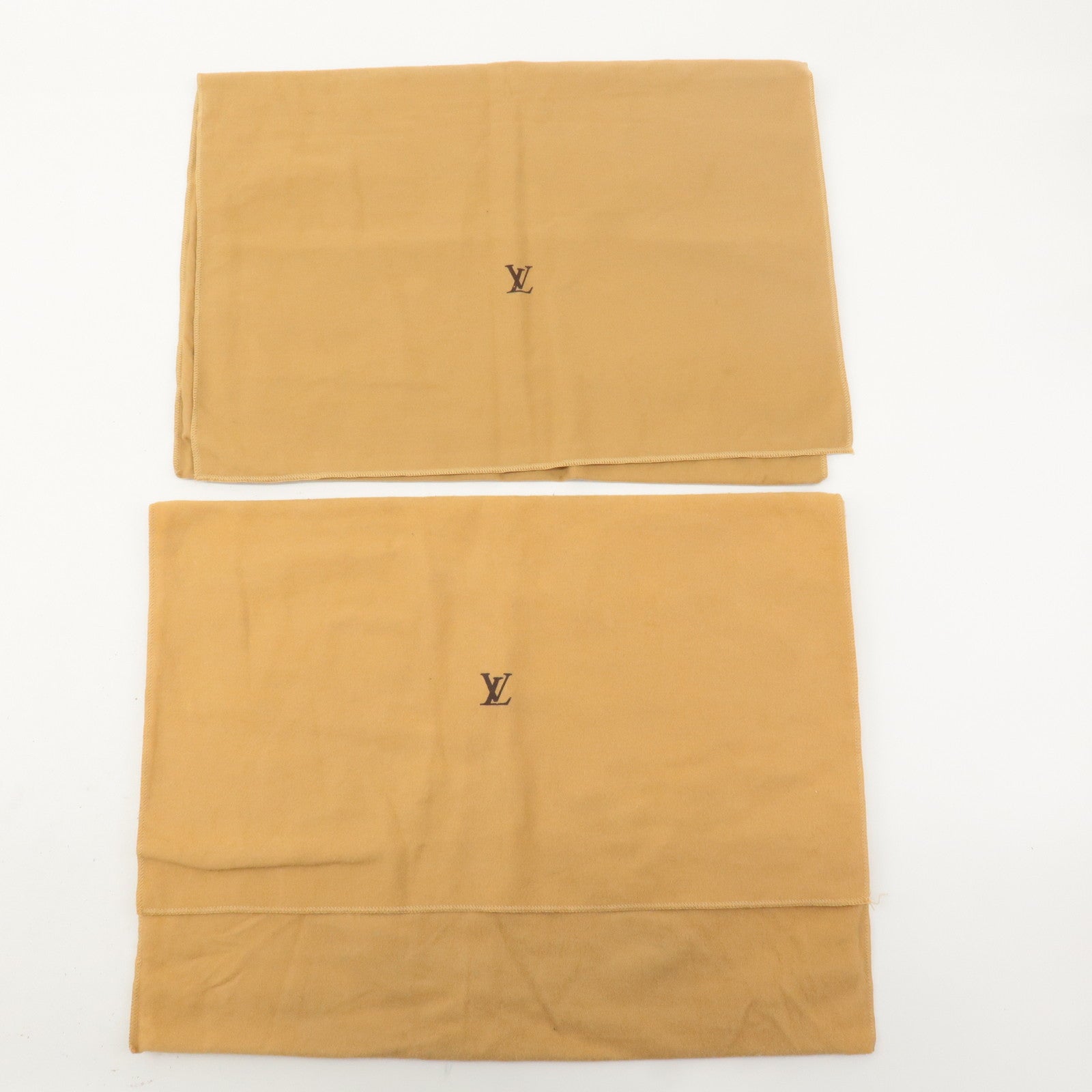 Louis Vuitton Set of 10 Dust Bag Storage Bag Flap Brown Beige