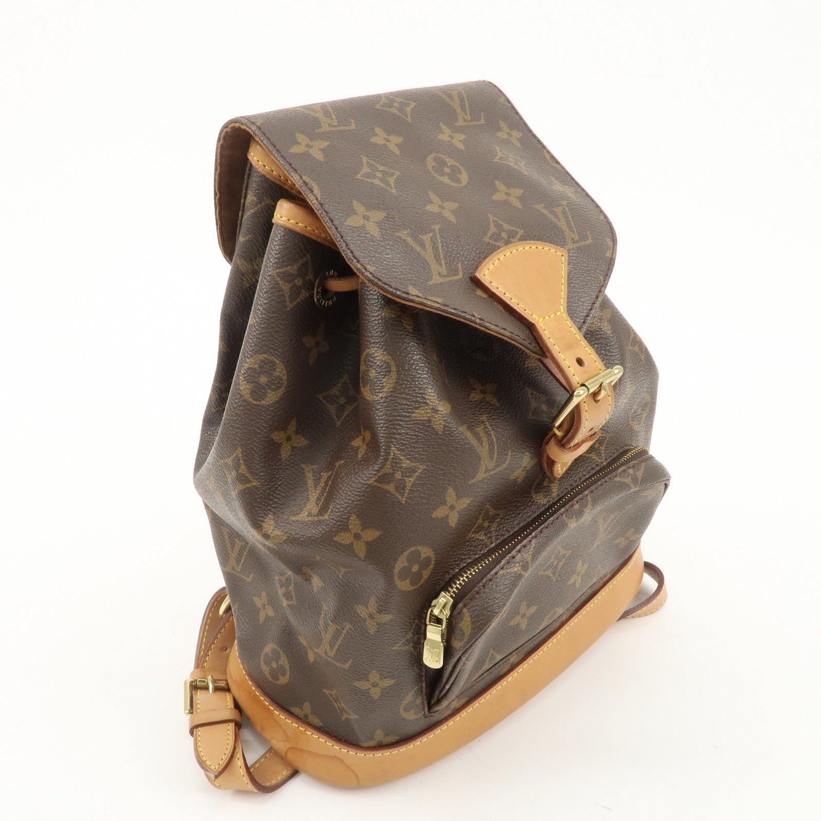 Louis Vuitton Monogram Montsouris MM Back Pack Bag M51136