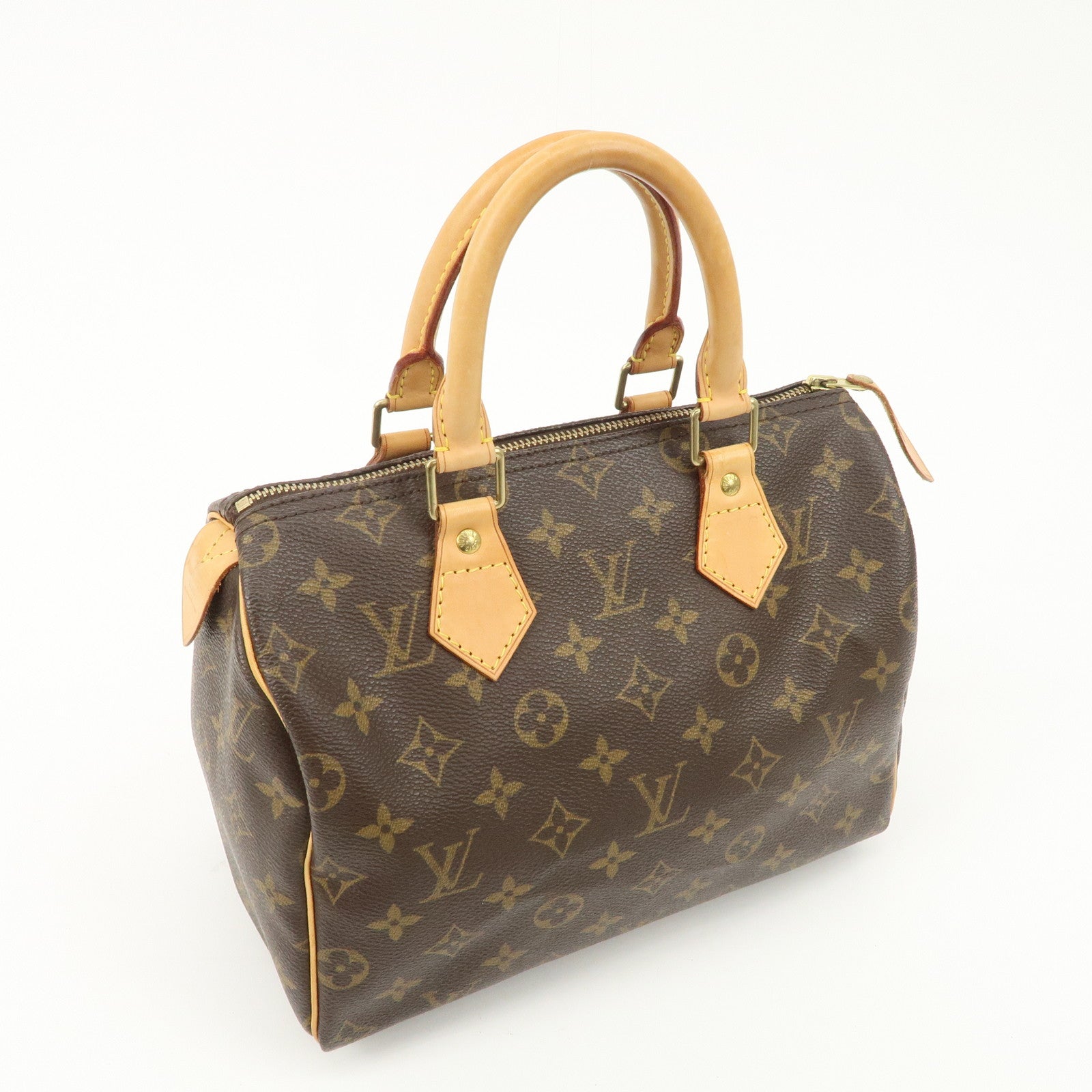 Louis Vuitton Monogram Speedy 25 Hand Bag Boston Bag M41528 Used