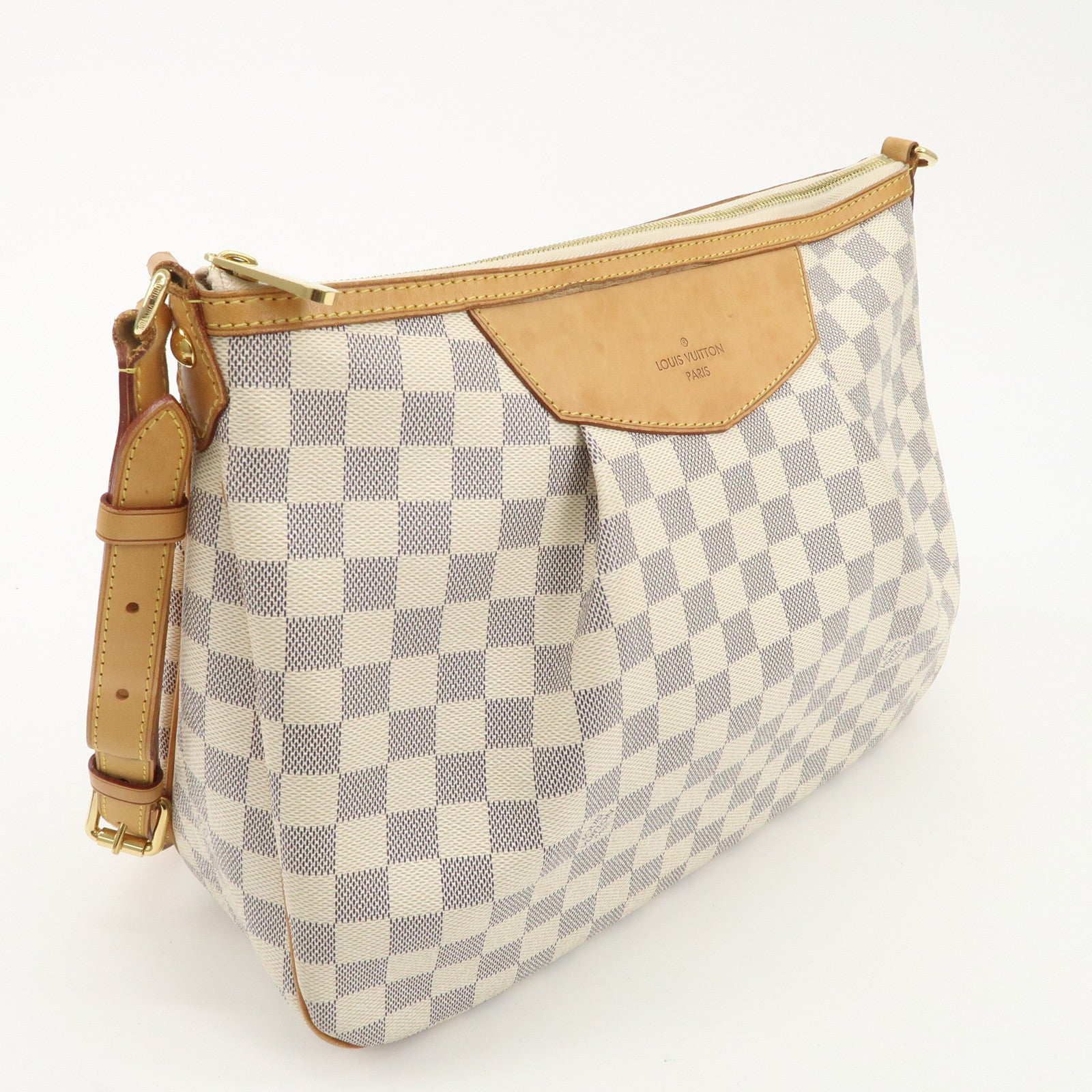 Louis Vuitton Damier Azur Siracusa MM Shoulder Bag N41112