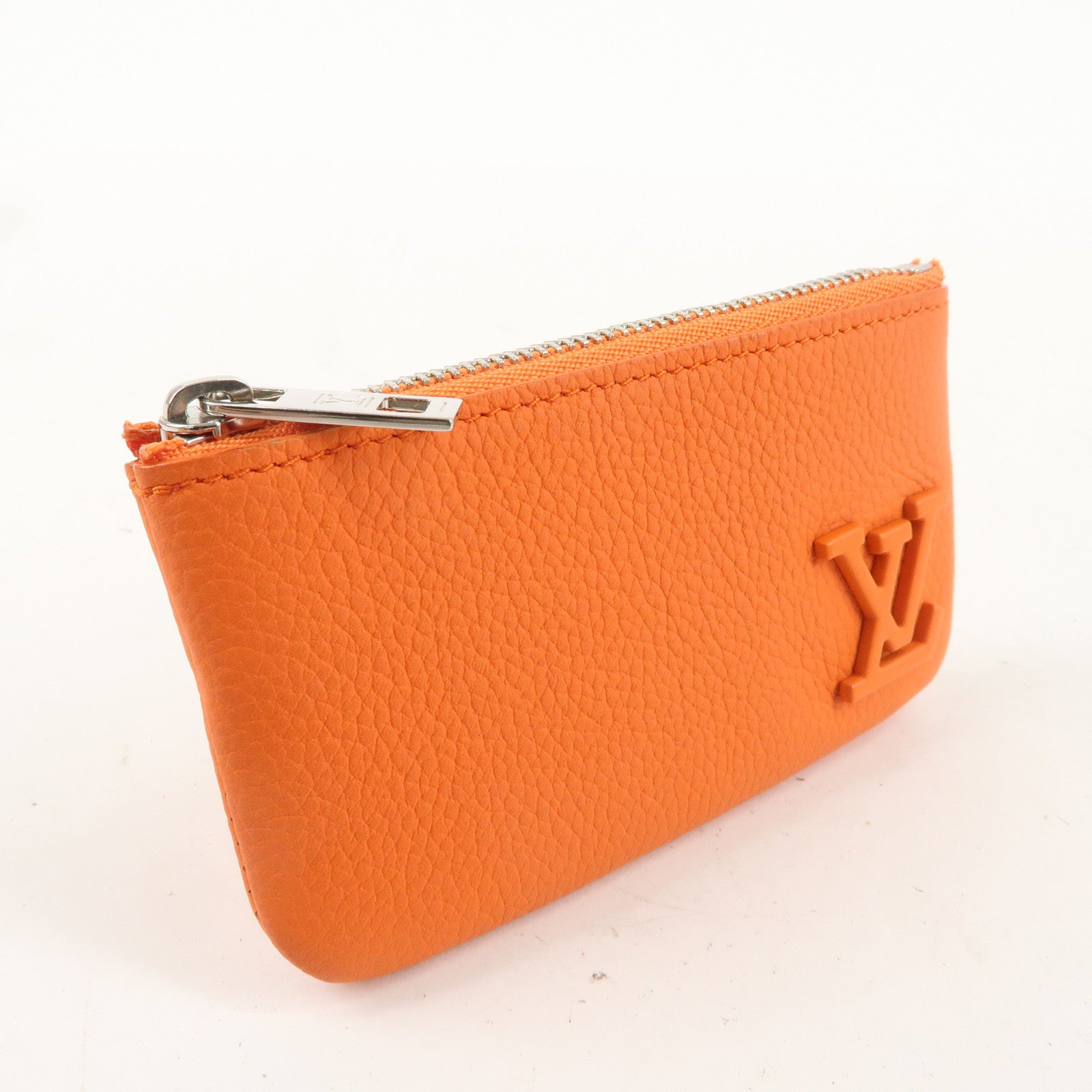 Louis Vuitton Aerogram Pochette Cles Coin Case Orange M81032