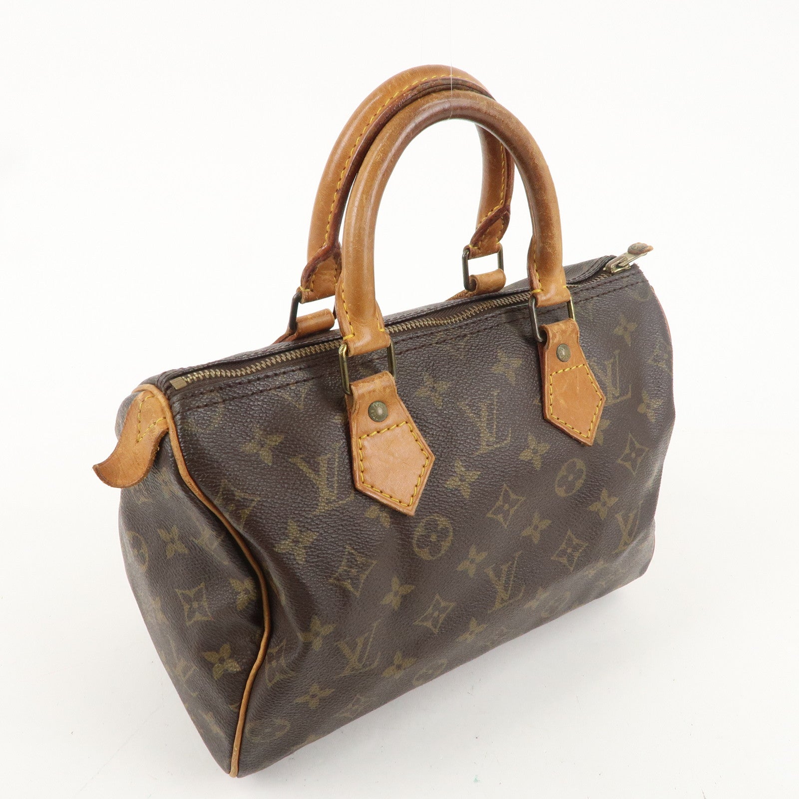 Louis Vuitton Monogram Speedy 25 Hand Bag Boston Bag M41528