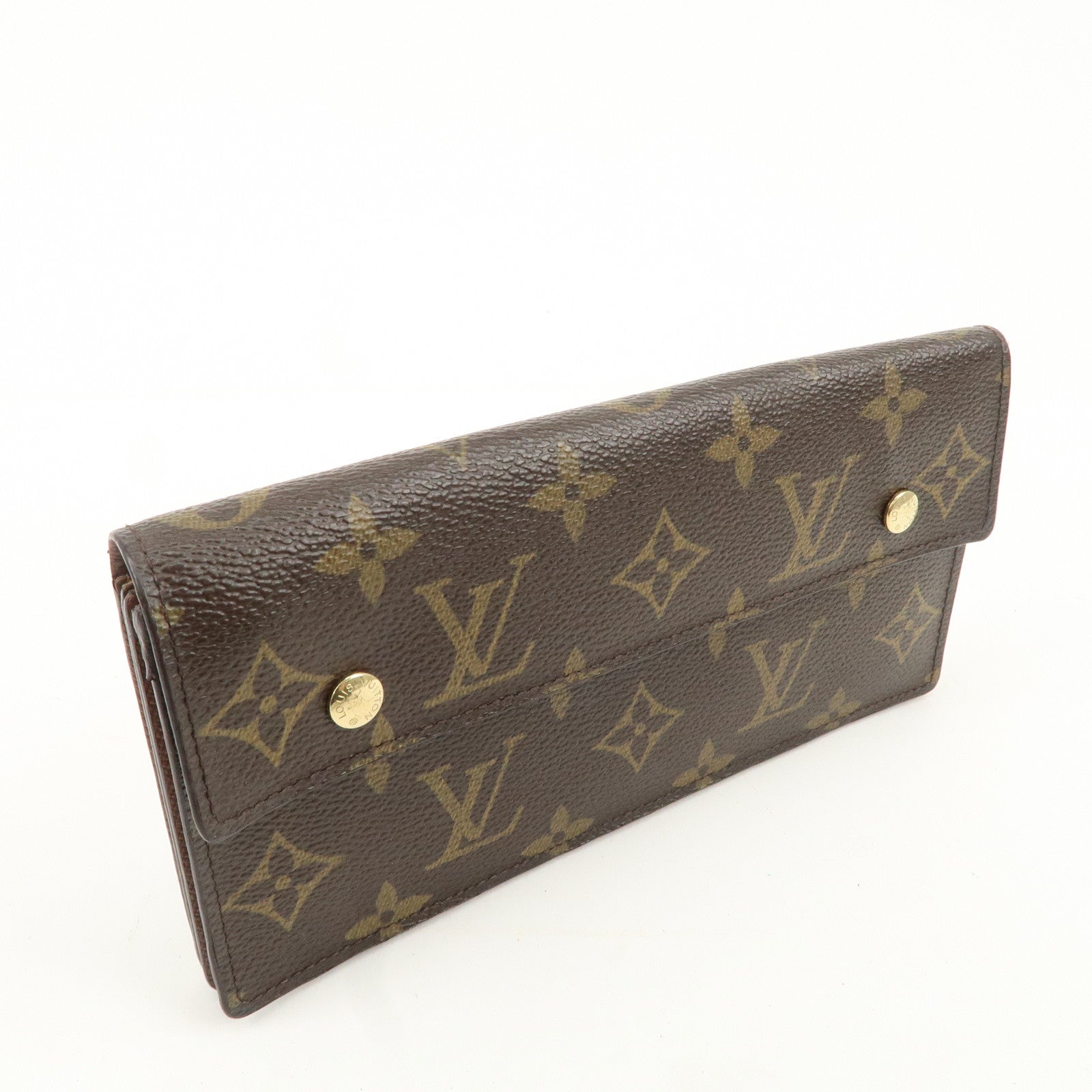 Louis Vuitton Monogram Portefeuille Accordeon Wallet M58008 Used