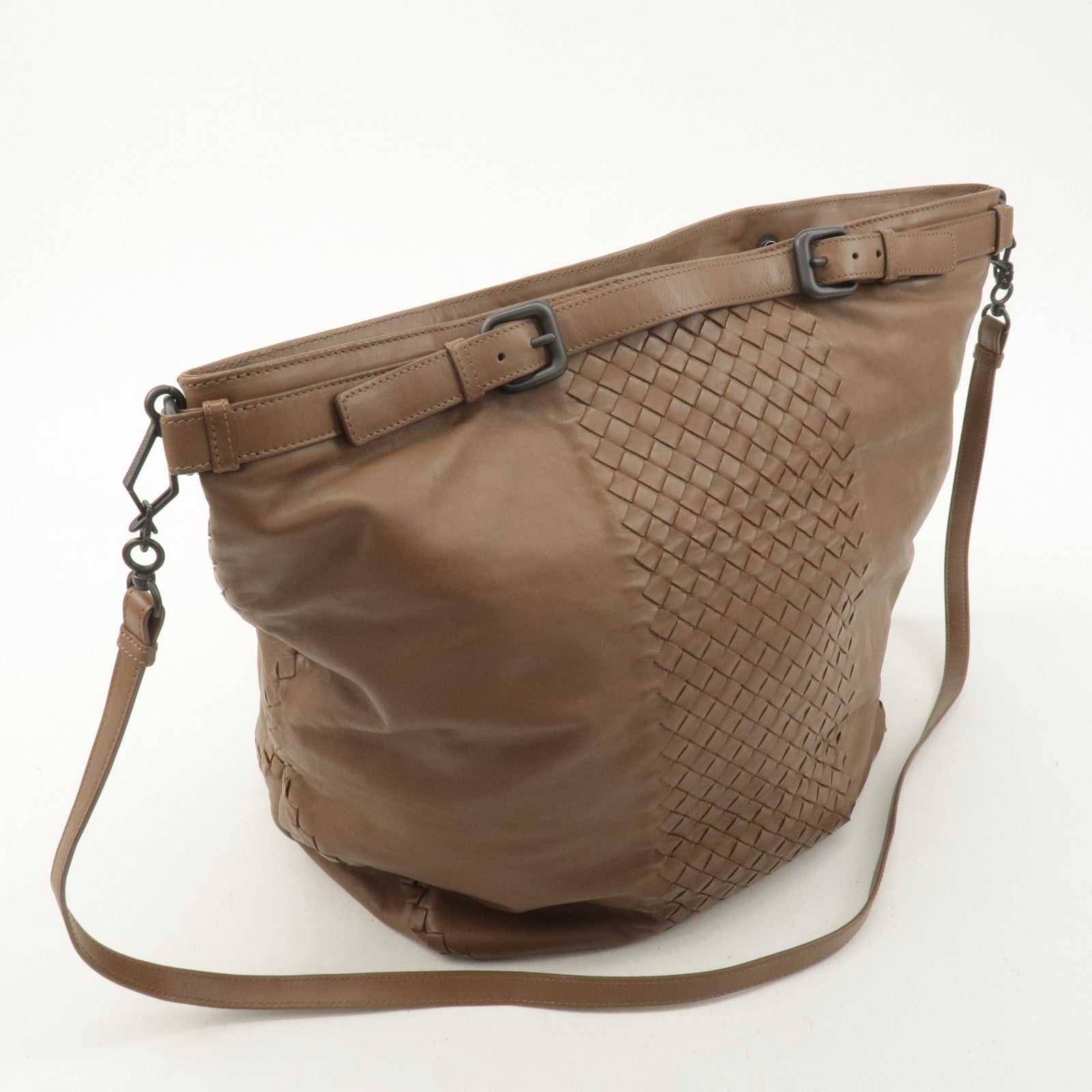 BOTTEGA VENETA Intrecciato Leather 2WAY Tote Bag Shoulder Bag