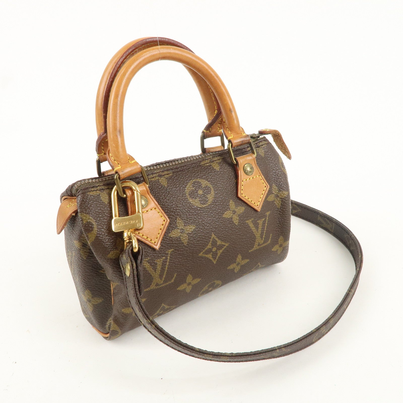 Louis Vuitton Monogram Mini Speedy 
Strap M41534 J75010