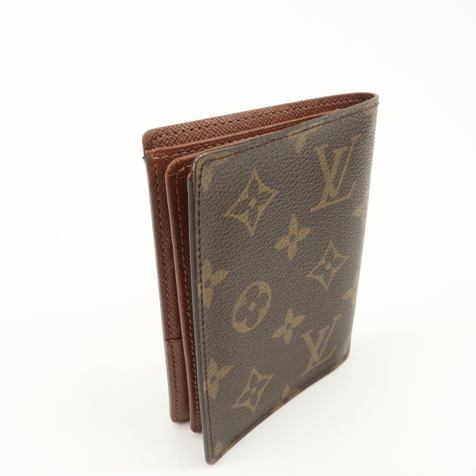 Louis Vuitton Monogram Tri- Fold Card Case Brown M61731