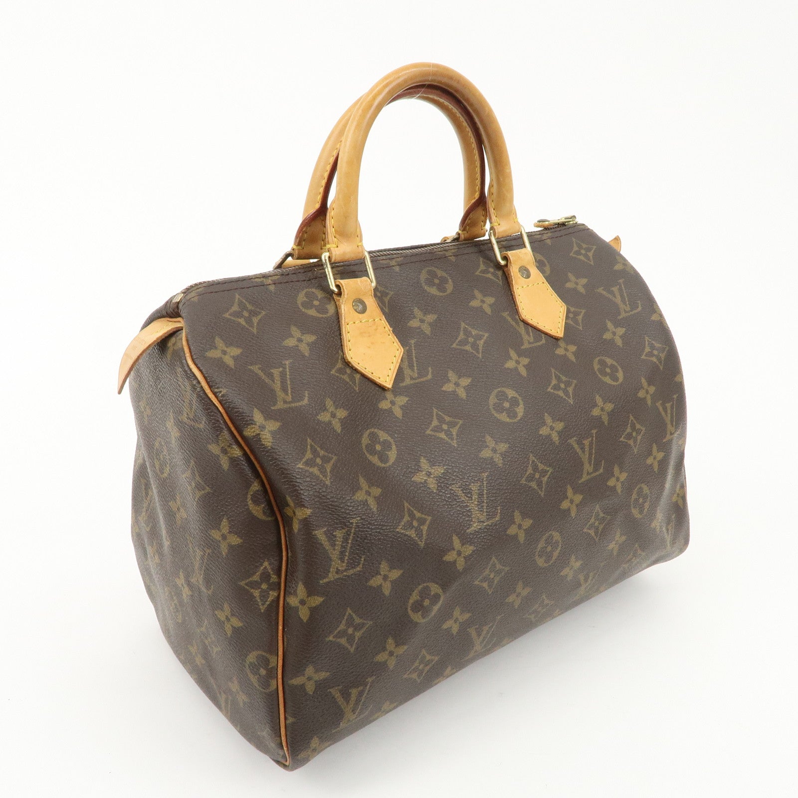 Louis Vuitton Monogram Speedy 30 Hand Bag Boston Bag M41526 Used