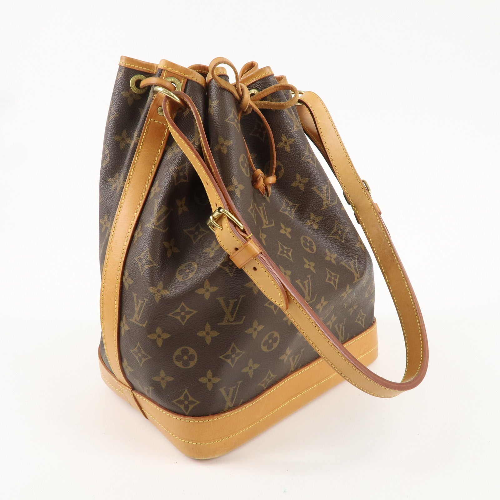 Louis Vuitton Monogram Noe Shoulder Bag Hand Bag Brown M42224