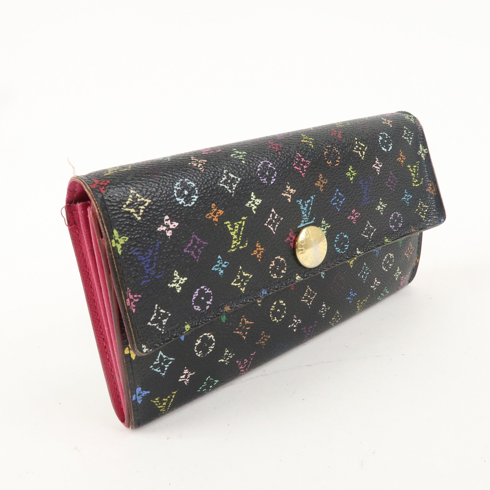 Louis Vuitton Monogram Multicolor Portefeuille Sarah Wallet M93747