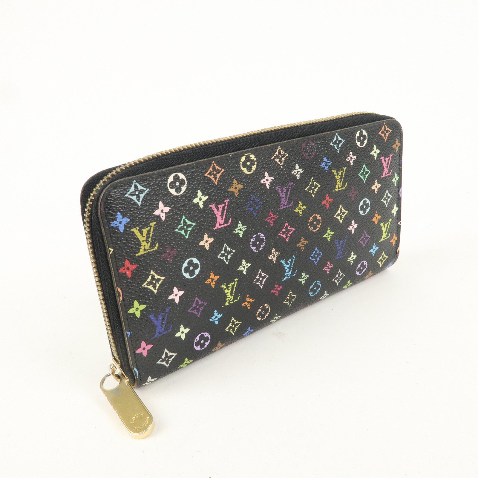 Louis Vuitton Monogram Multi Color Zippy Wallet Noir M60244