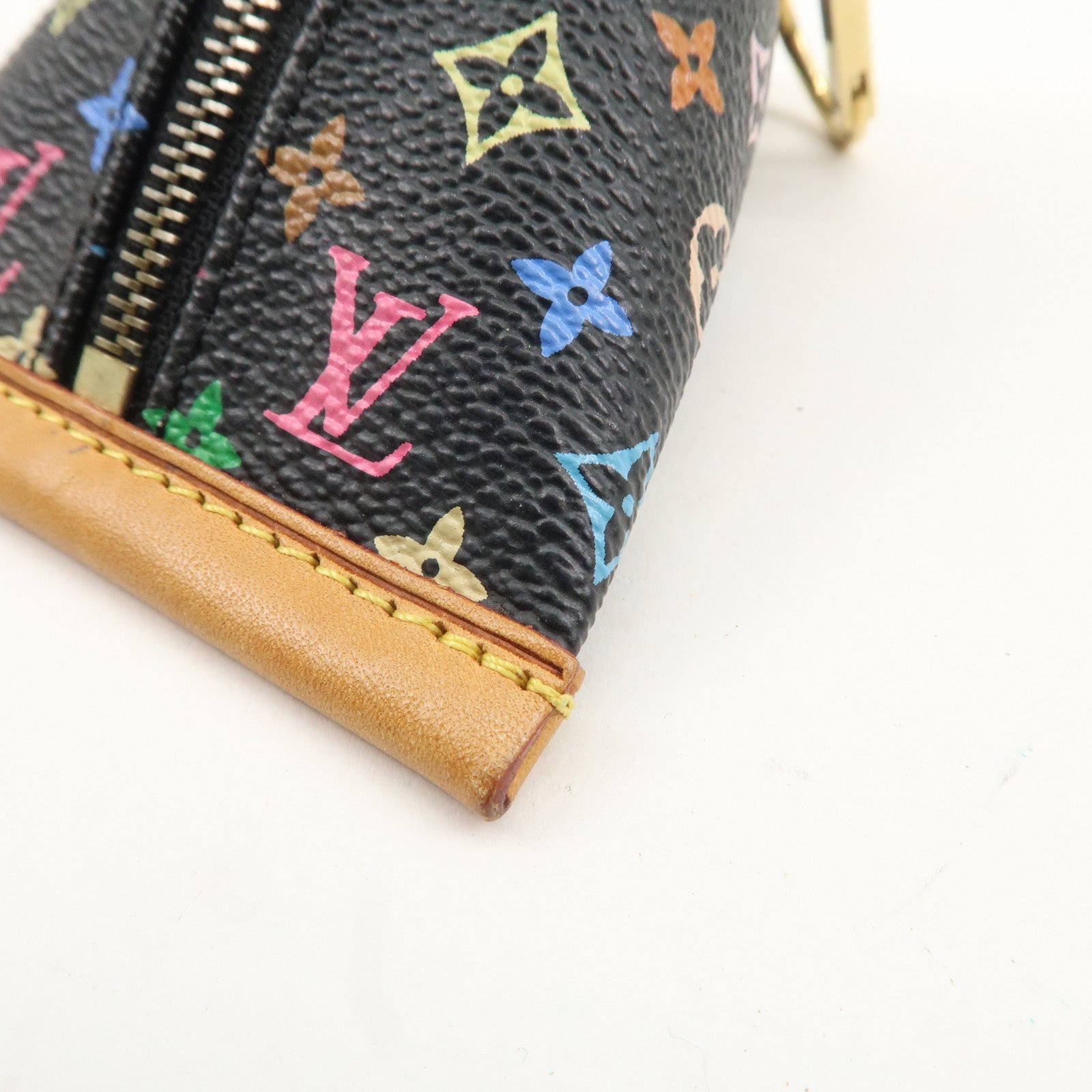 Louis Vuitton Monogram Multi Color Berlingo Coin Purse M58029 Used