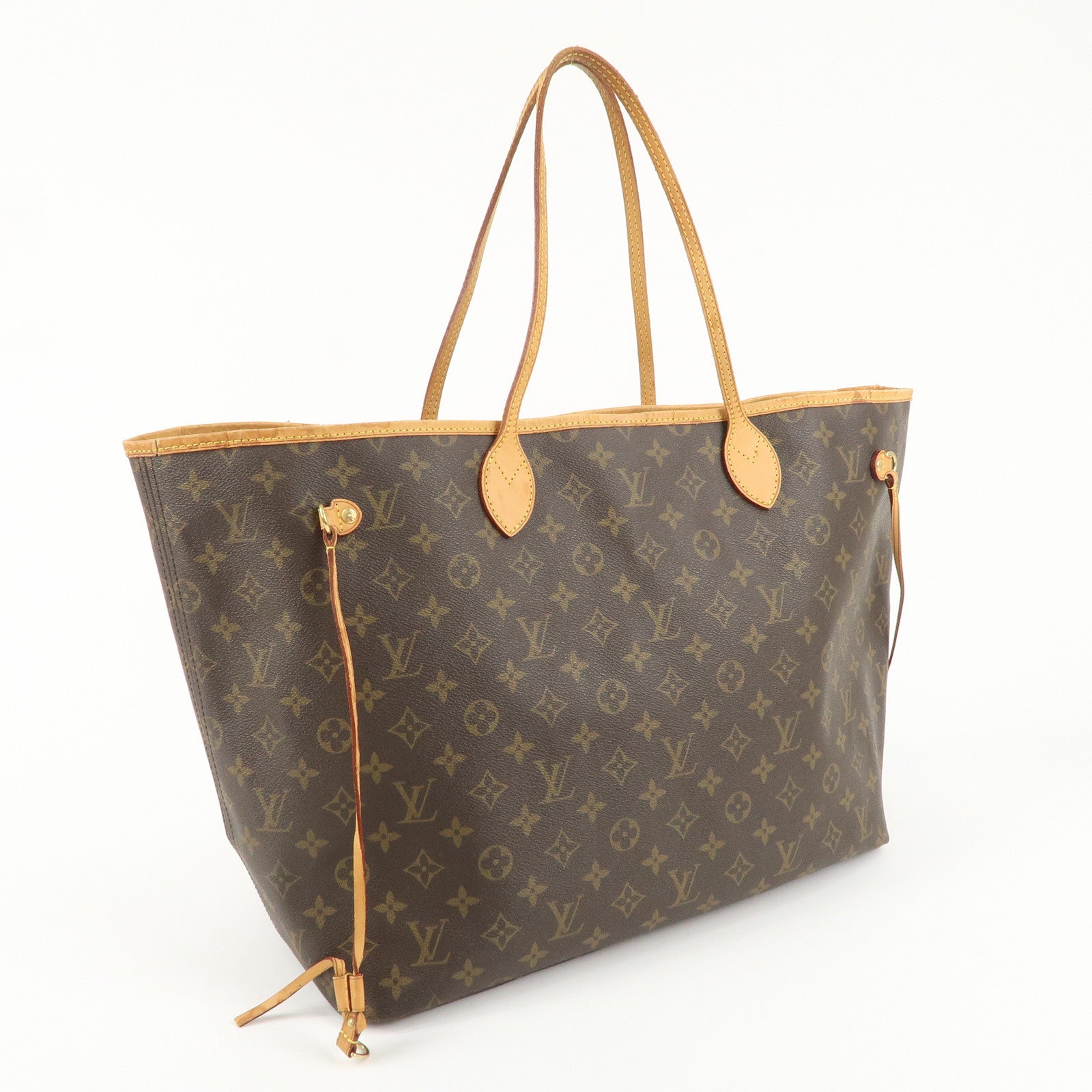 Louis Vuitton Monogram Neverfull GM Tote Bag Brown M40157