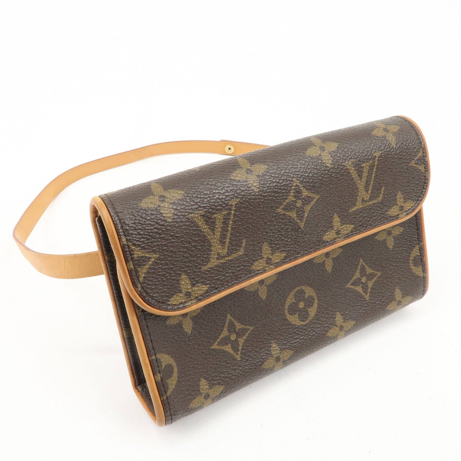 Louis Vuitton Monogram Pochette Florentine Waist Bag BeltXS M51855 Used